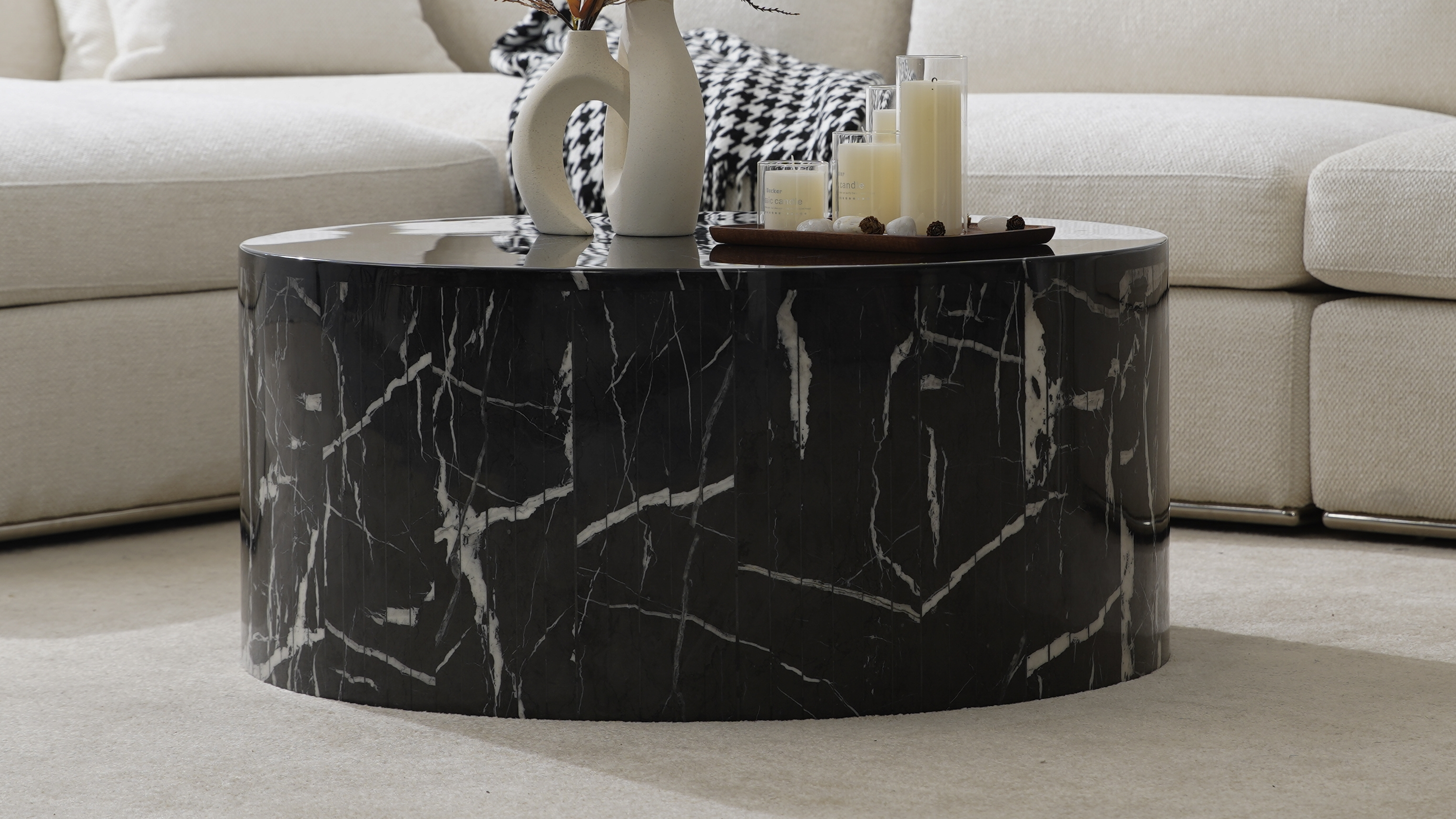 Orbit Black Marble Coffee Table 7 Thumbnail