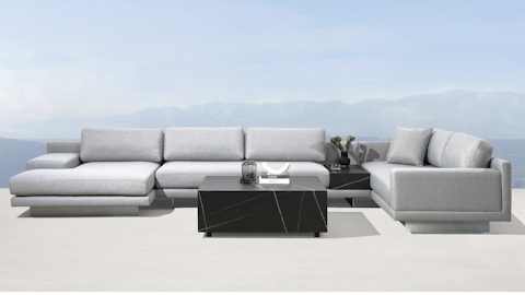 Vaucluse Outdoor Modular Lounge With Ceramic Insert And Coffee Table 5 Thumbnail