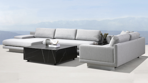 Vaucluse Outdoor Modular Lounge With Ceramic Insert And Coffee Table 5 Thumbnail