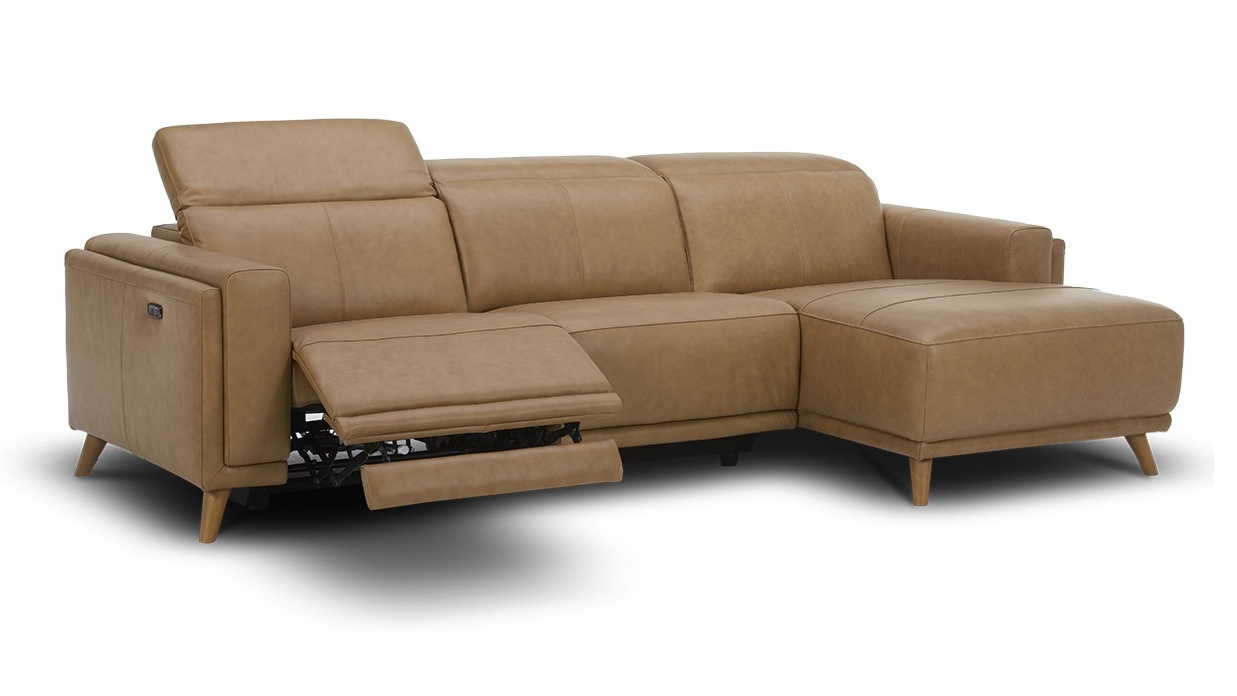Zenith Leather Recliner Chaise Lounge 3 Thumbnail