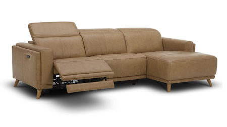 Zenith Leather Recliner Chaise Lounge