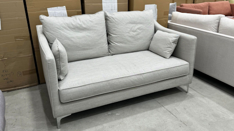 ADA Fabric Two Seat Sofa (Warrick Gravity Sand - Soft Feather) 1