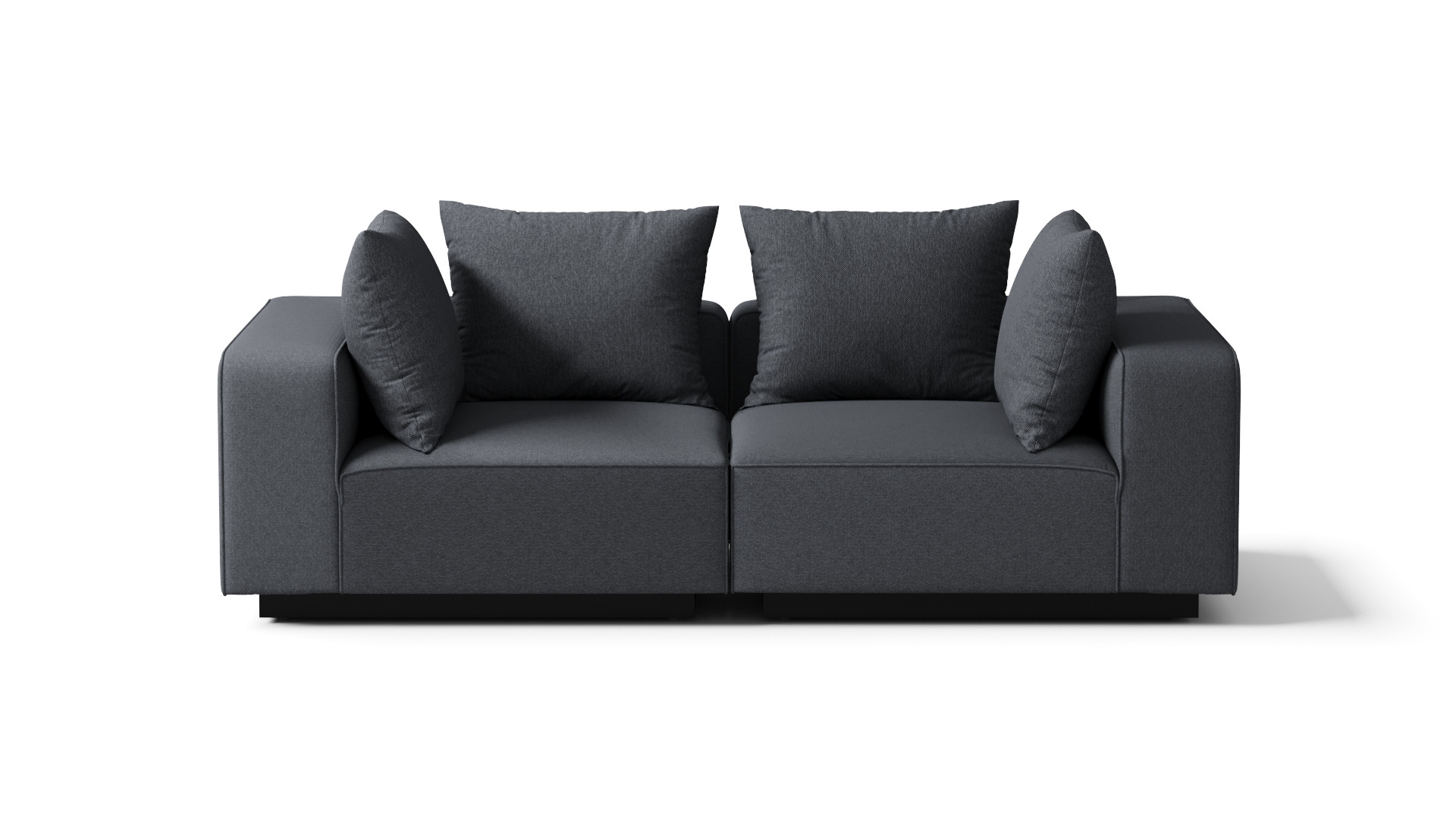 Laguna Grey Outdoor Two Seat Sofa 3 Thumbnail