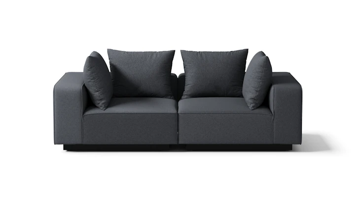 Laguna Grey Outdoor Two Seat Sofa