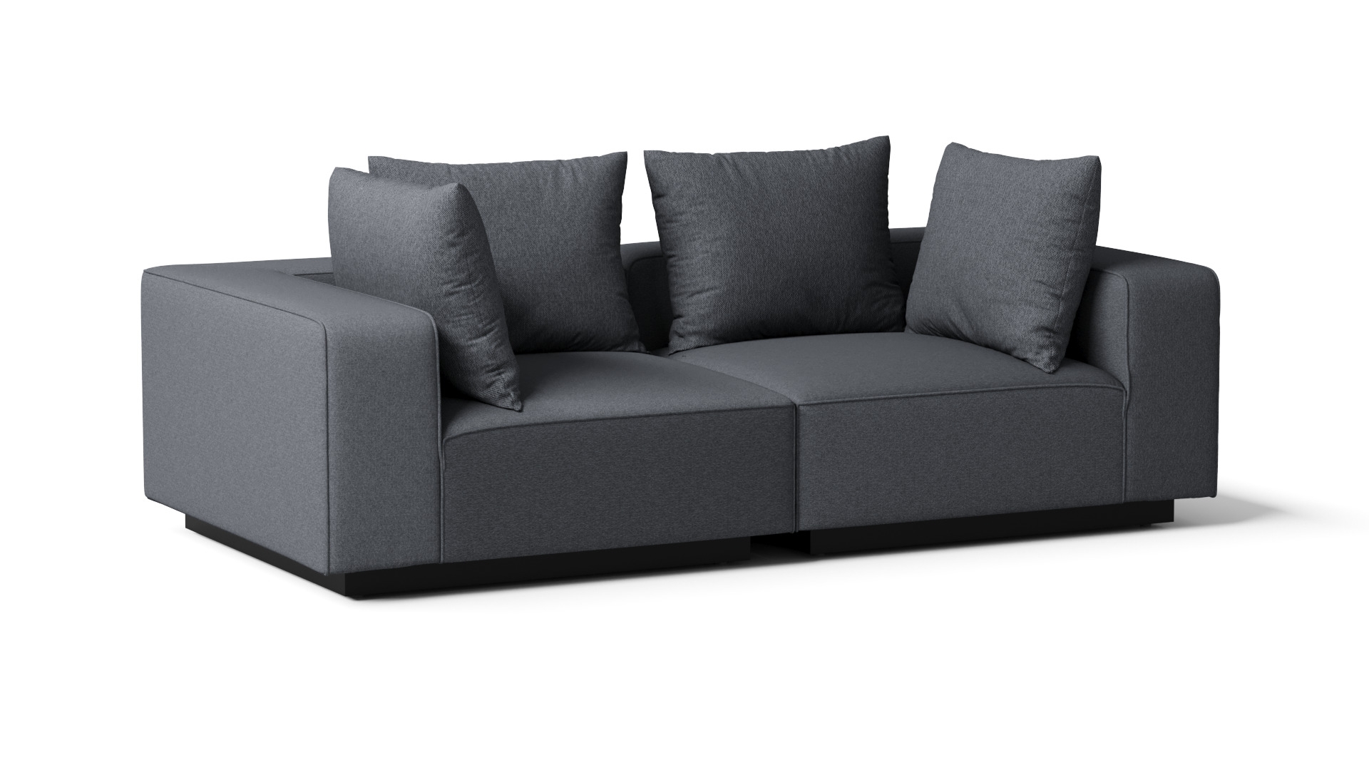 Laguna Grey Outdoor Two Seat Sofa 3 Thumbnail