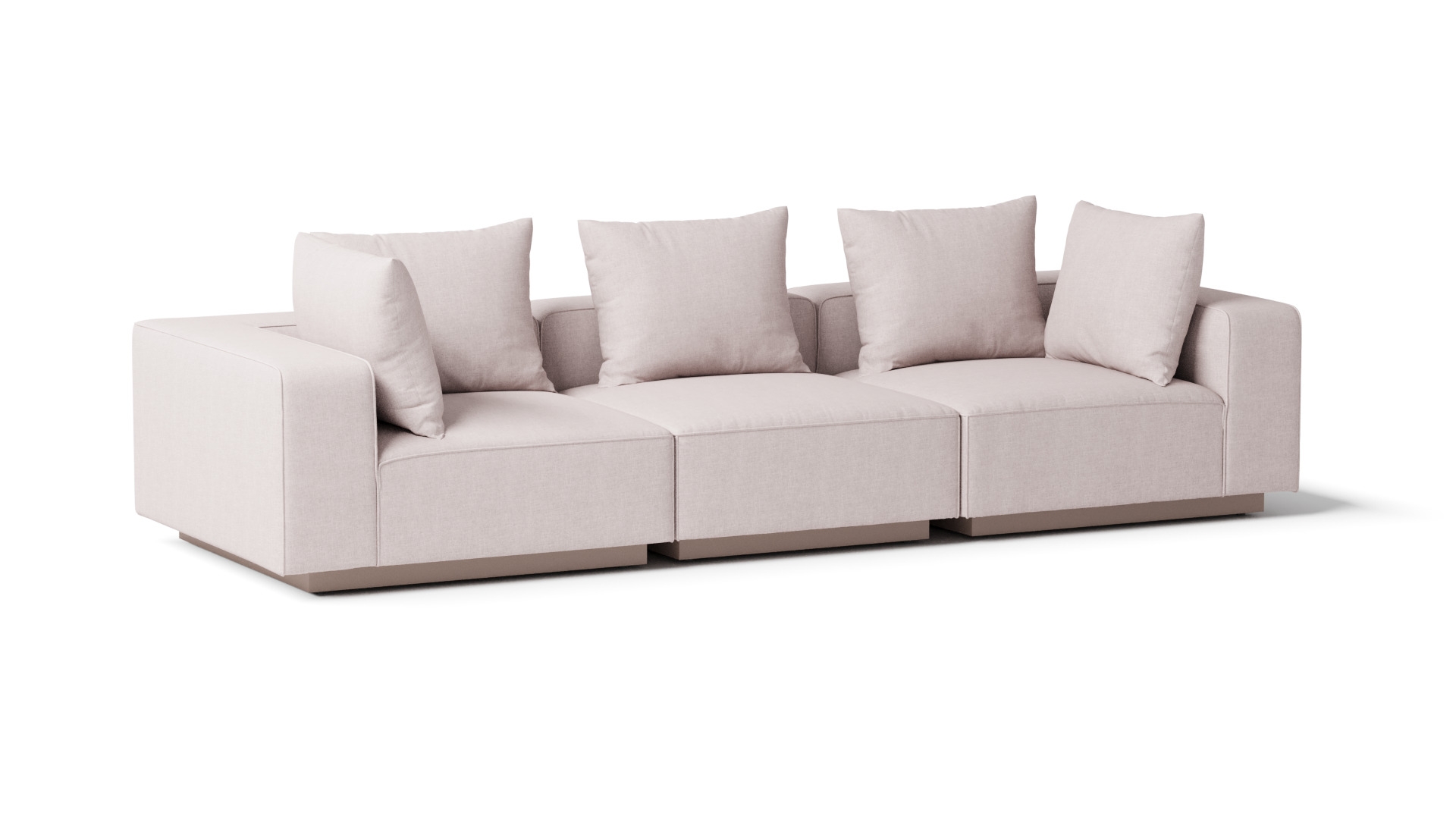 Laguna Latte Outdoor Three Seat Sofa 5 Thumbnail