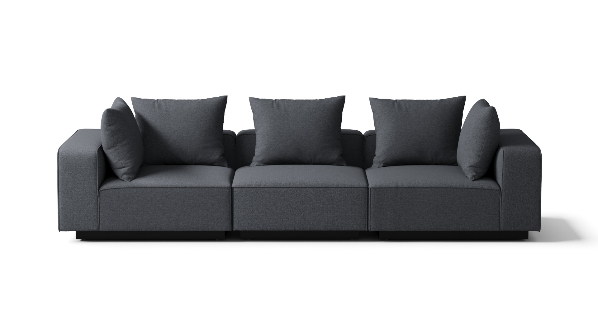 Laguna Grey Outdoor Three Seat Sofa 6 Thumbnail