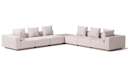 Laguna Latte Outdoor Seven Ways Lounge System