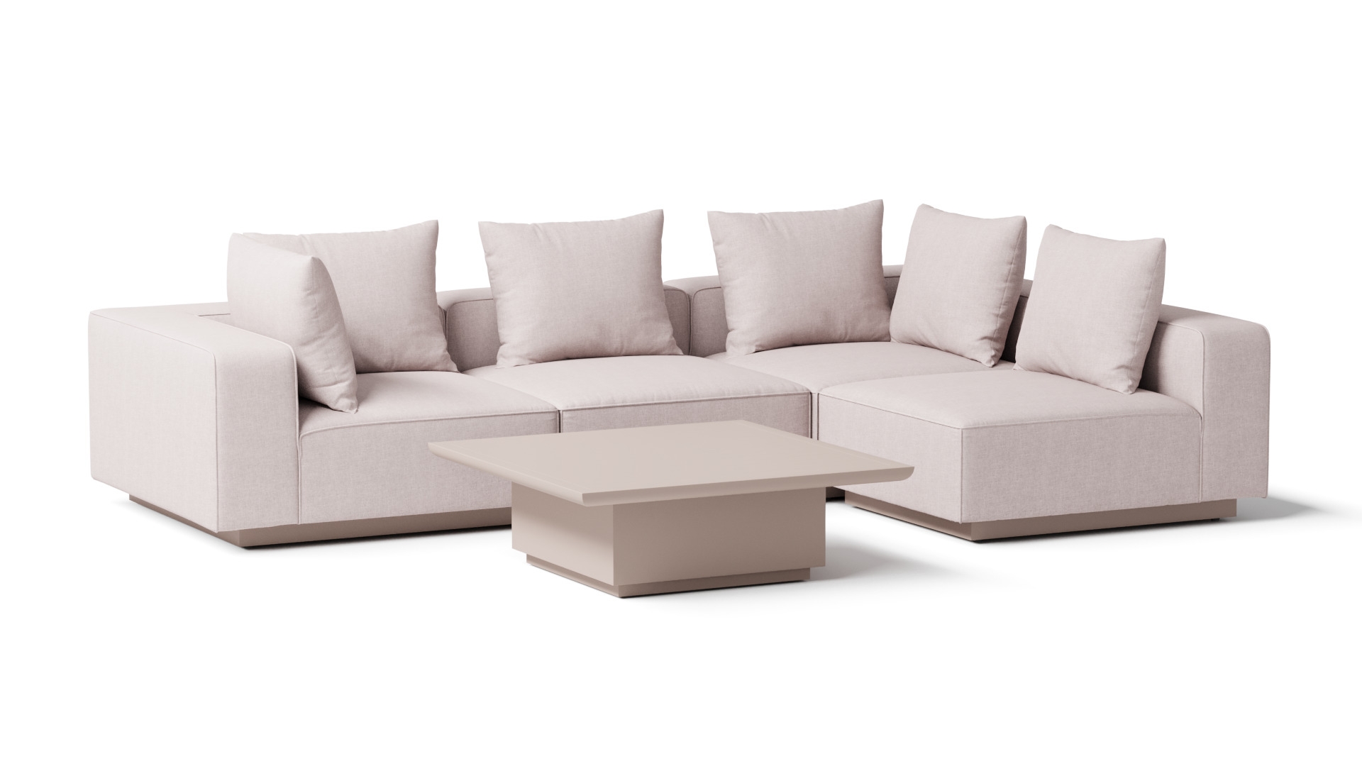 Laguna Latte Outdoor Five Ways Lounge System 3 Thumbnail