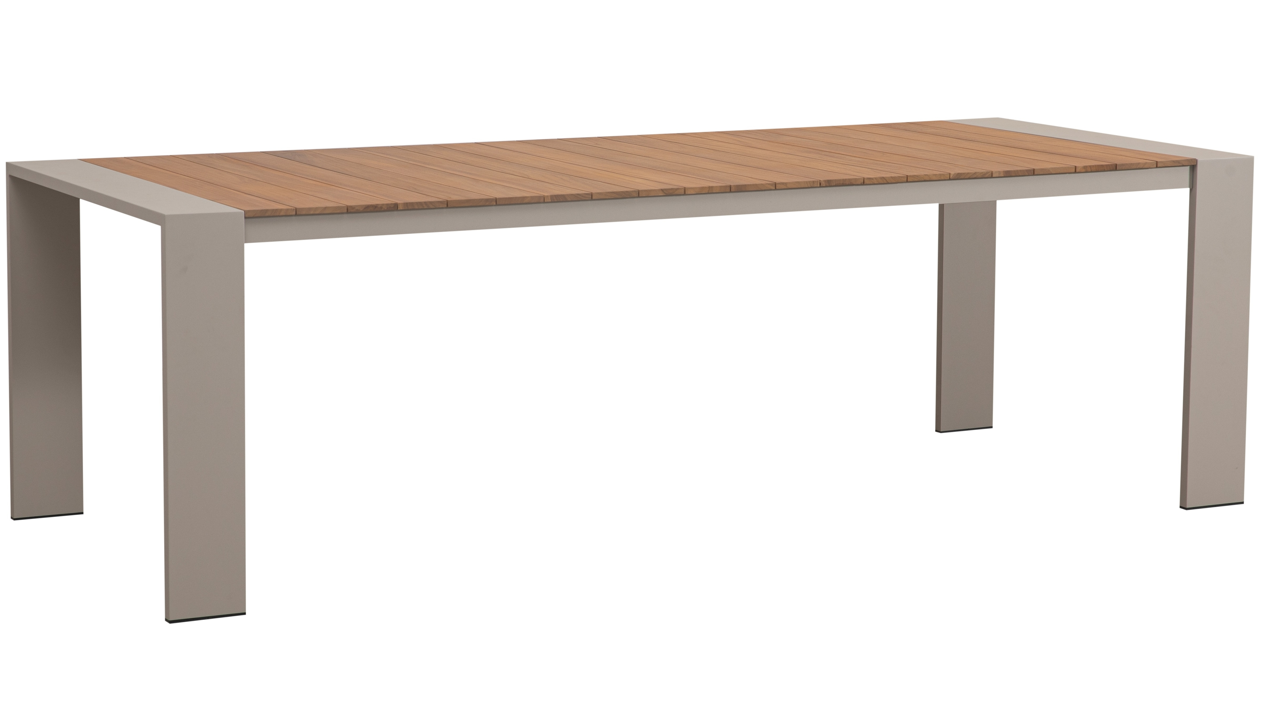 Torquay Outdoor Dining Table With Teak Top 5 Thumbnail