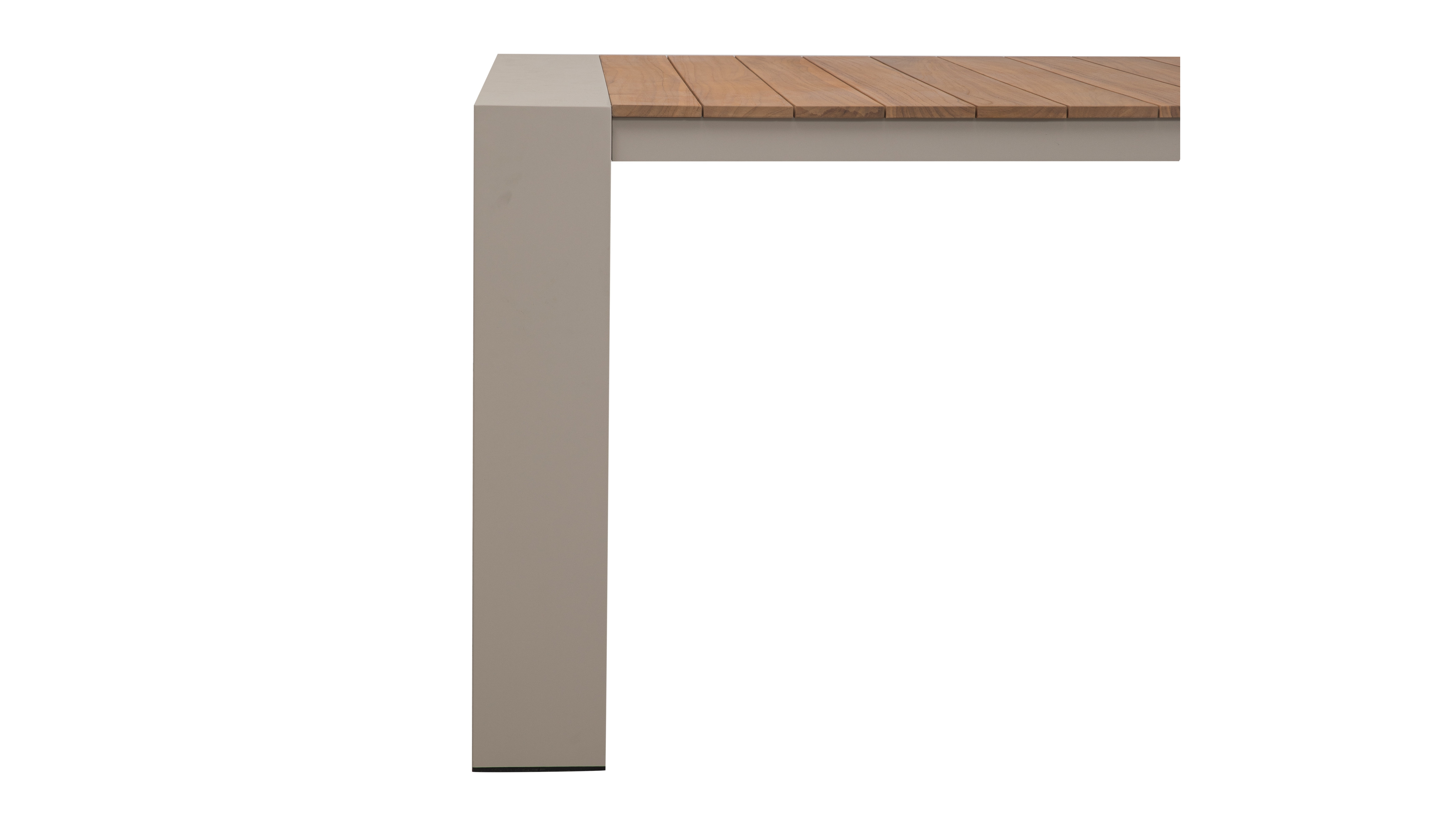 Torquay Outdoor Dining Table With Teak Top 5 Thumbnail