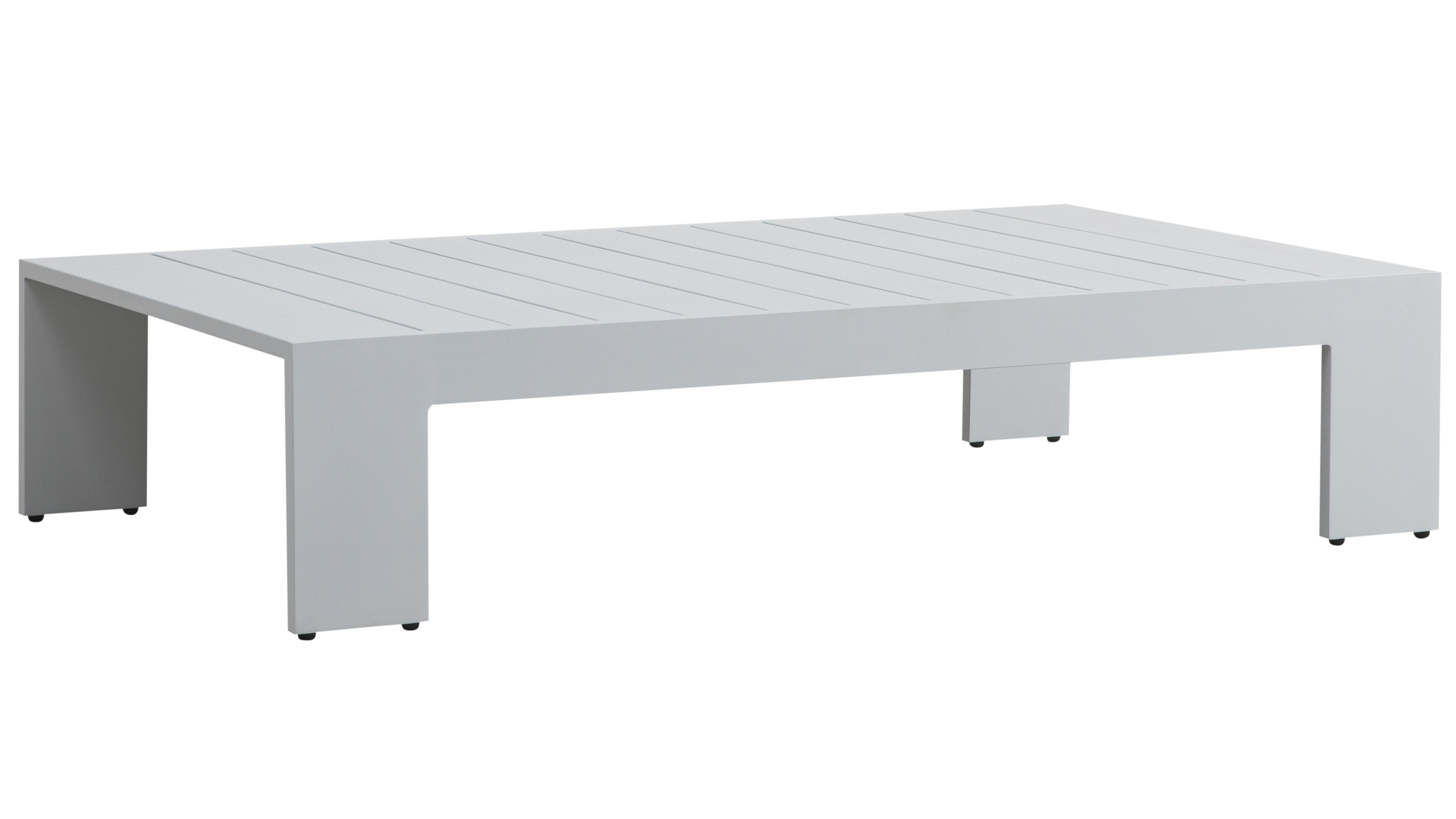 Mackay White Outdoor Coffee Table 3 Thumbnail