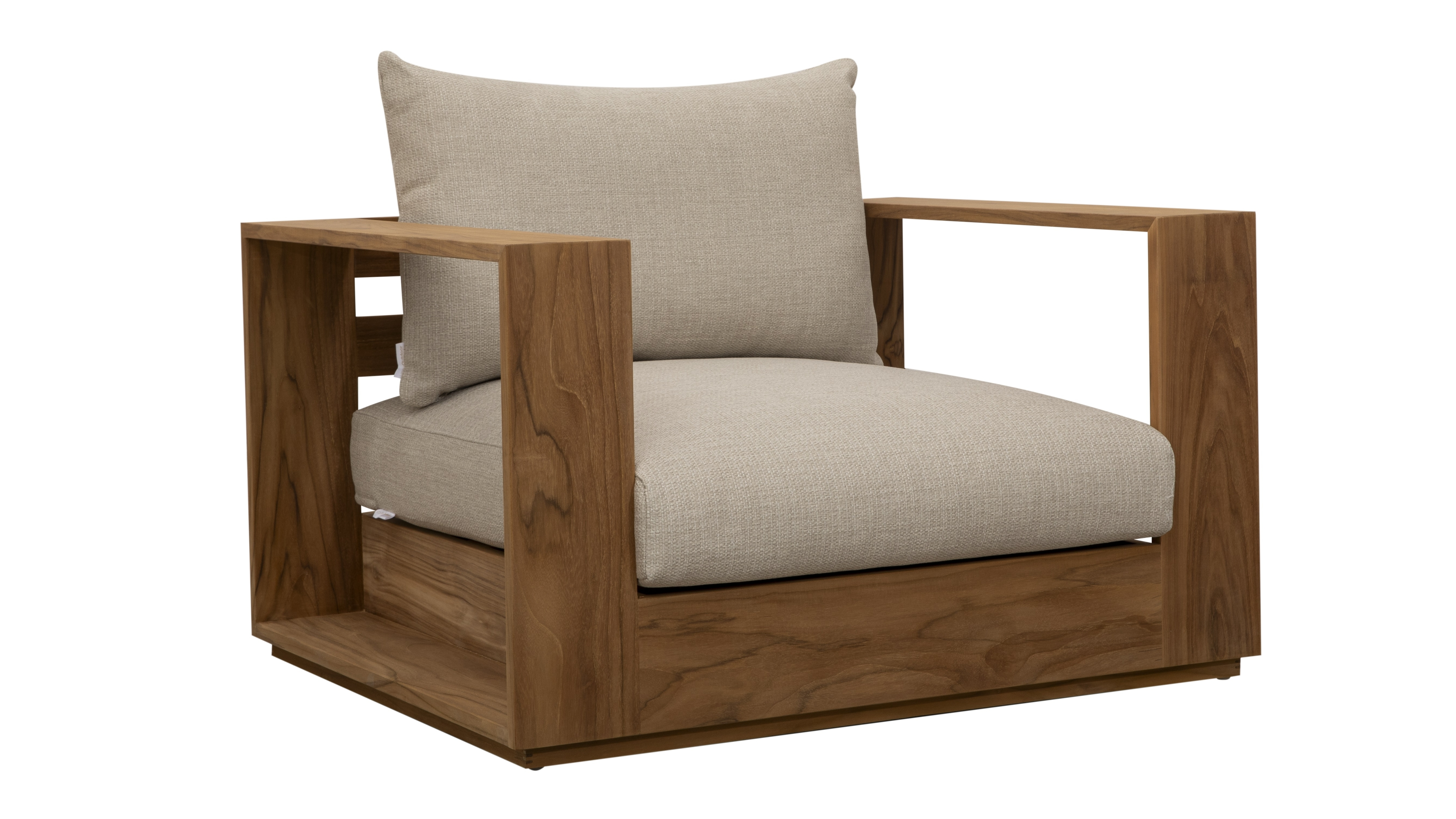 Mackay Teak Outdoor Armchair 4 Thumbnail