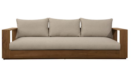 Mackay Teak Outdoor Three Seat Sofa