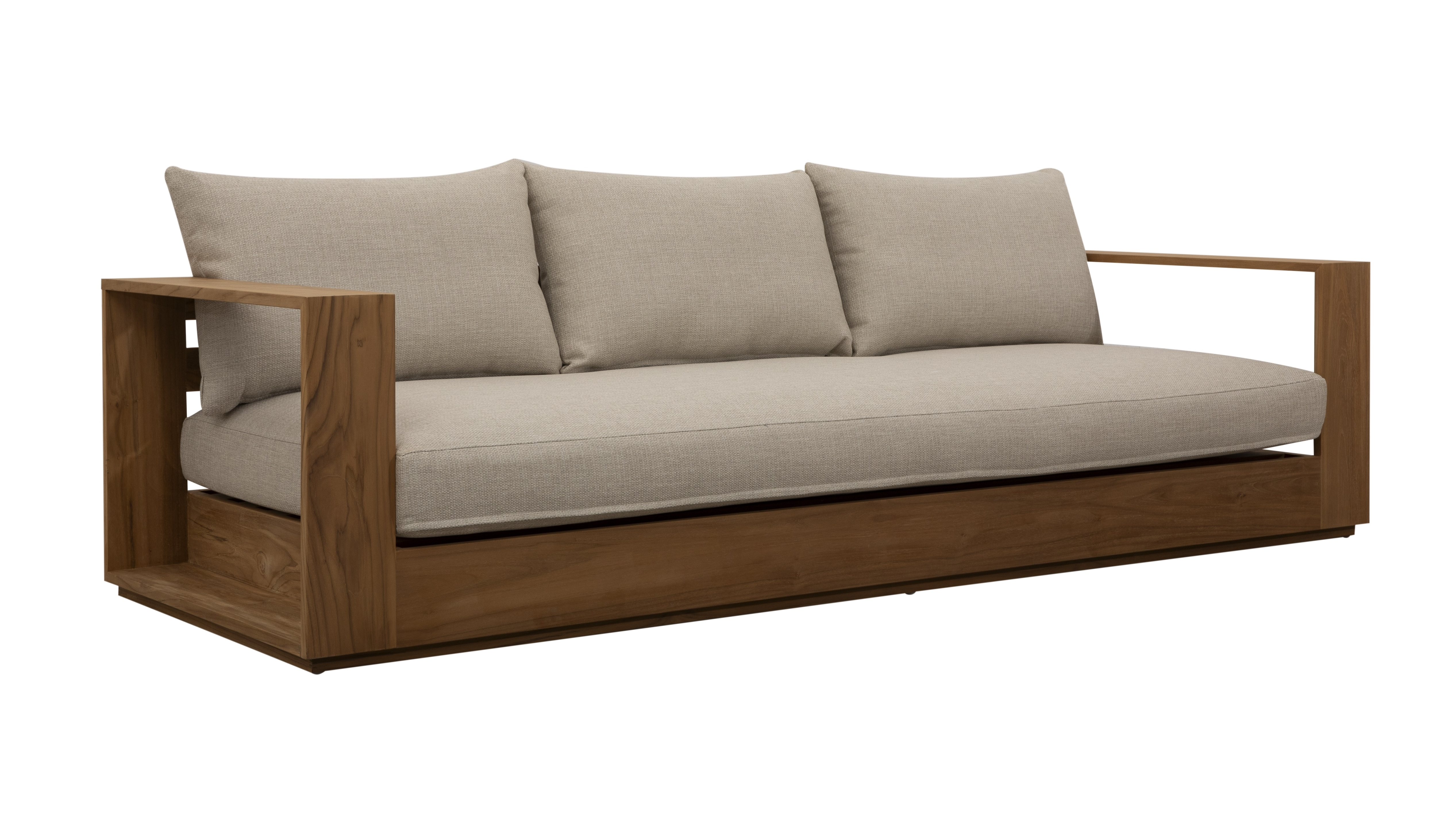 Mackay Teak Outdoor Three Seat Sofa 3 Thumbnail