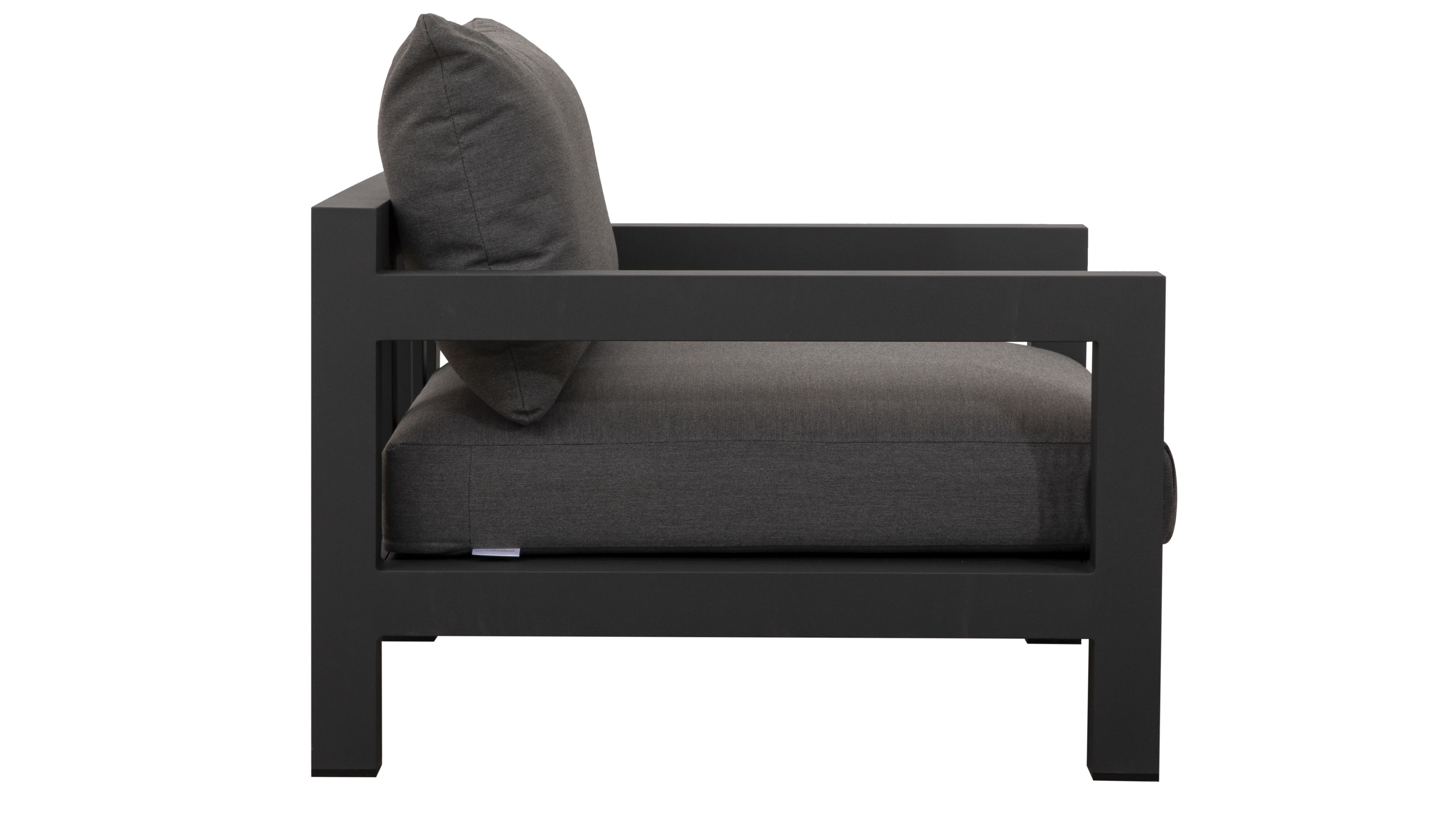 Byron Charcoal Outdoor Armchair 4 Thumbnail