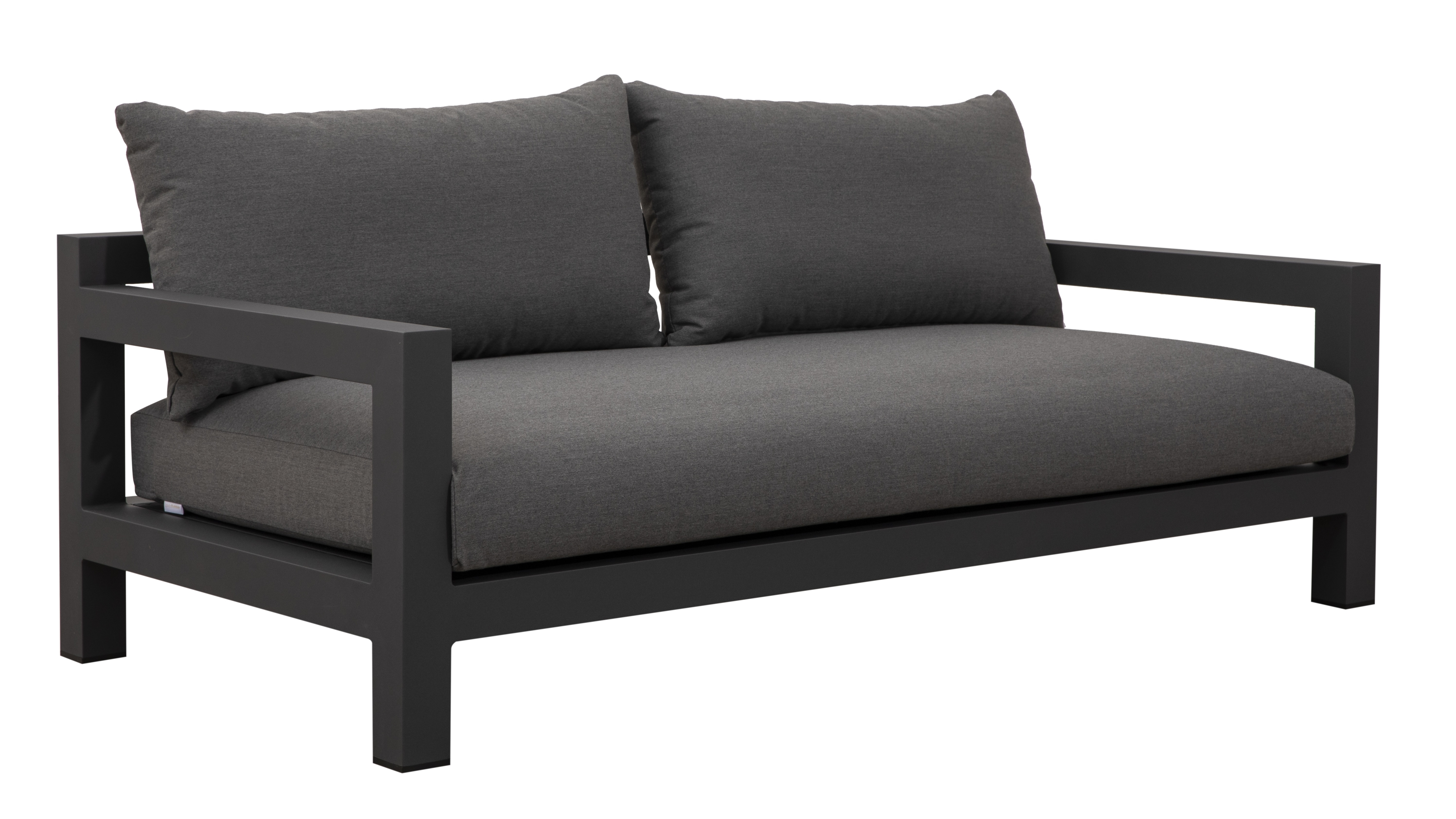 Byron Charcoal Outdoor Two Seat Sofa 4 Thumbnail