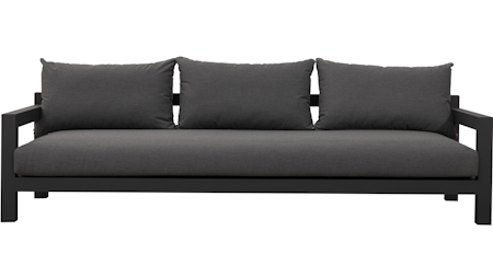 Byron Charcoal Outdoor Three Seat Sofa