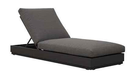 Byron Charcoal Outdoor Sunlounge