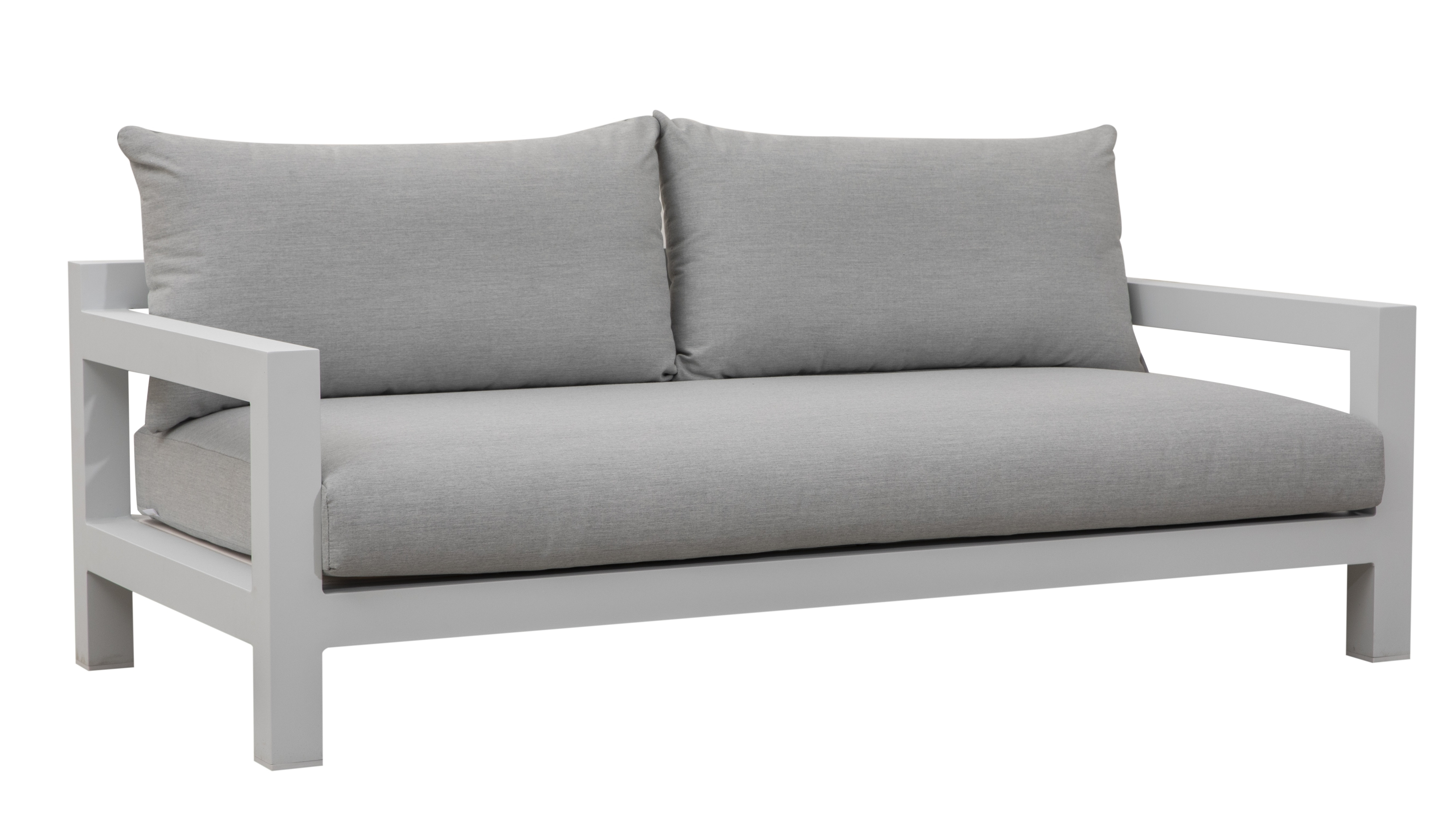 Byron White Outdoor Two Seat Sofa 4 Thumbnail