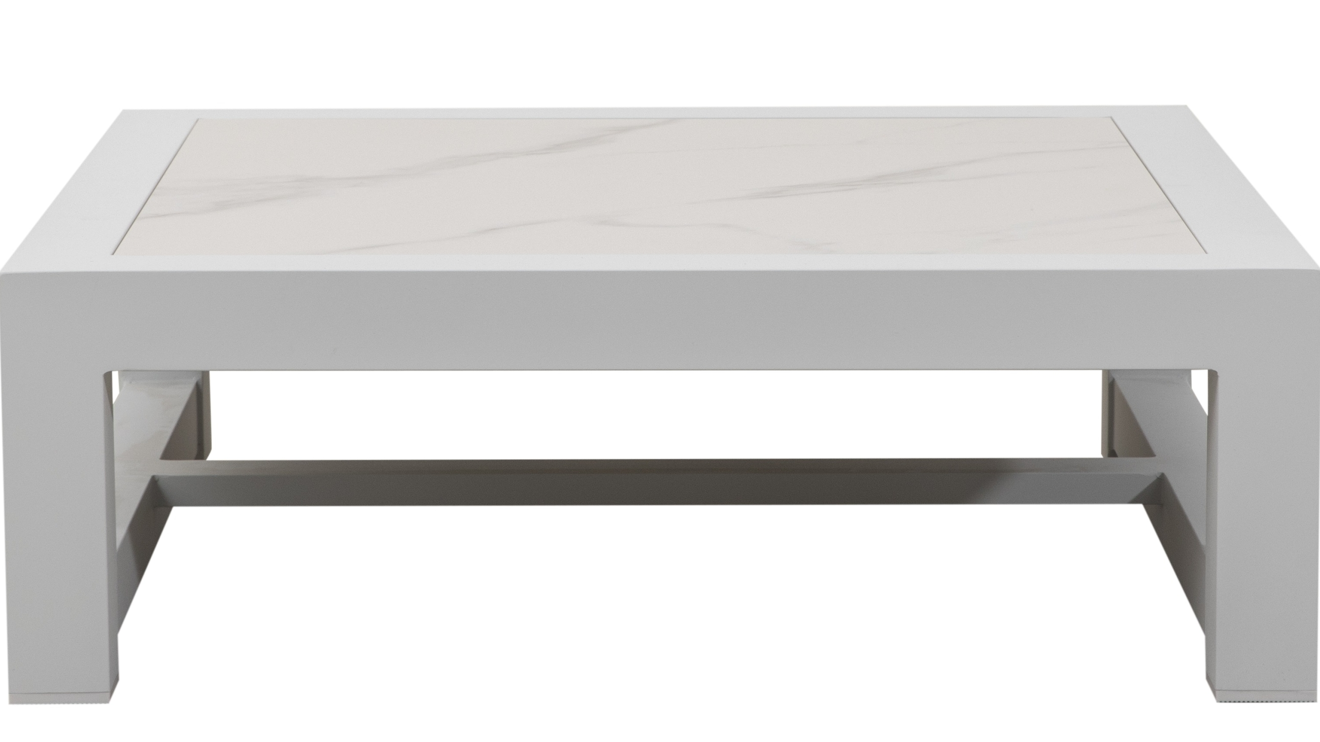 Byron White Outdoor Square Coffee Table 4 Thumbnail