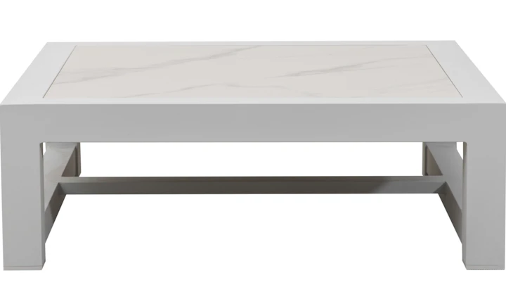 Byron White Outdoor Square Coffee Table