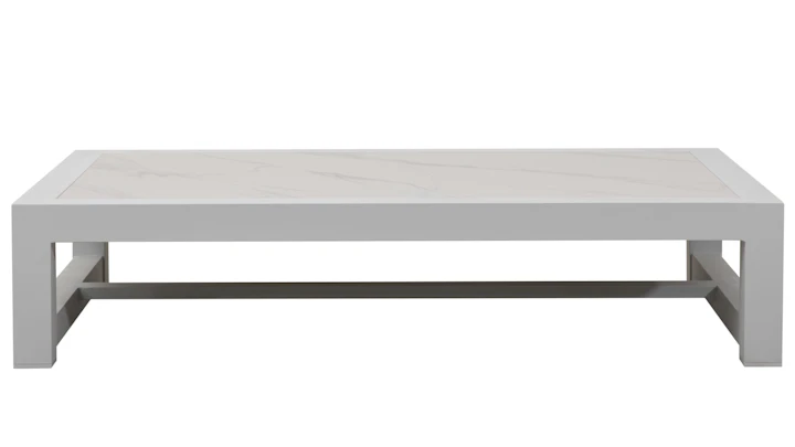 Byron White Outdoor Rectangular Coffee Table