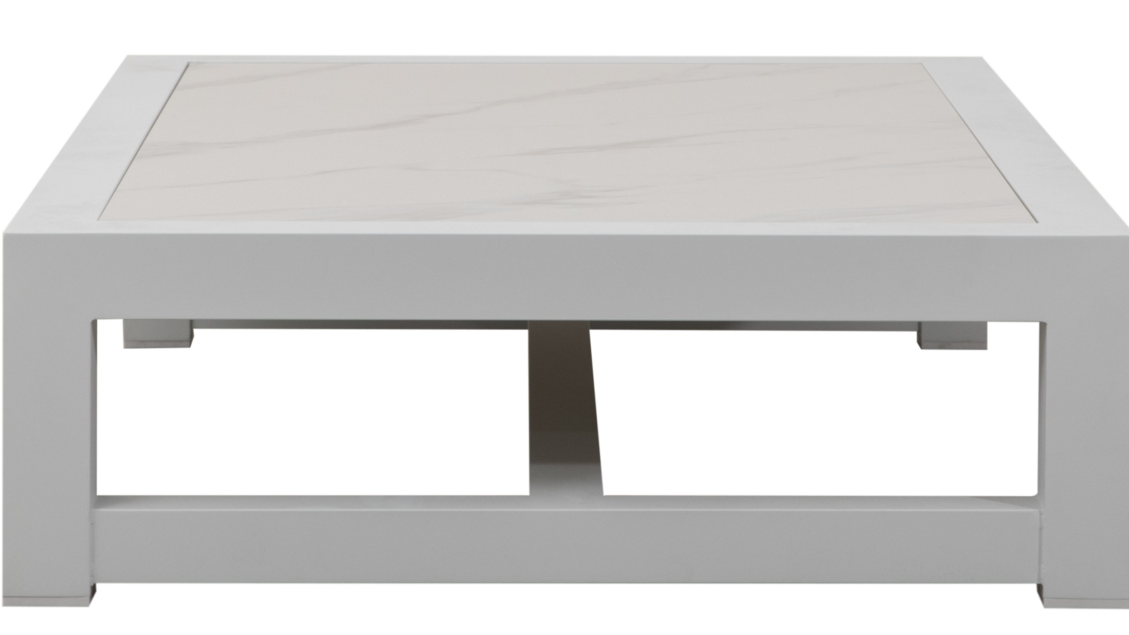 Byron White Outdoor Rectangular Coffee Table 2 Thumbnail