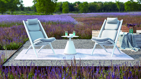 Piccola White Trio Outdoor Balcony Setting