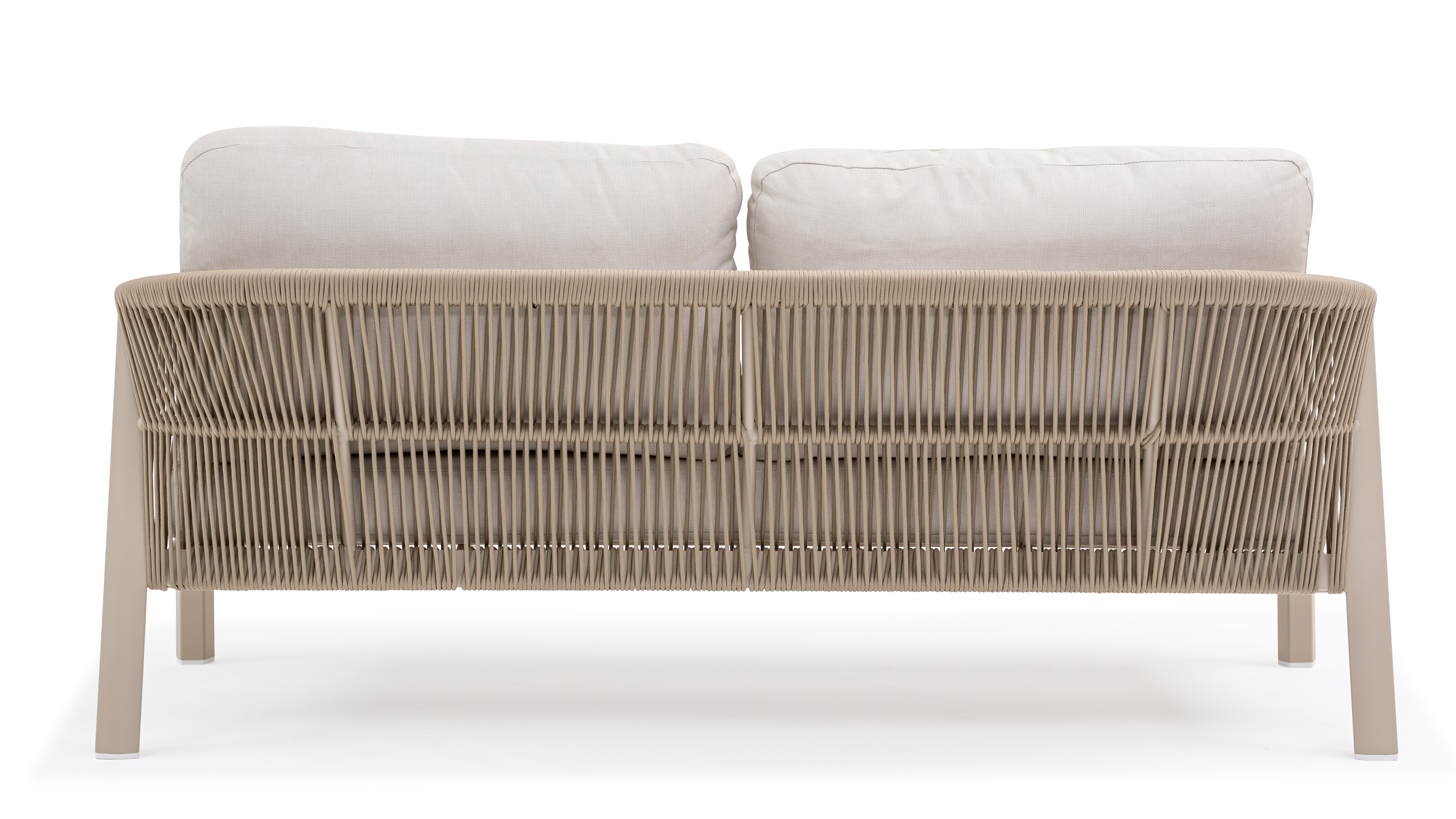 Kiama Mocha Outdoor Rope Lounge Set 2+1+1 With Coffee Table 6 Thumbnail