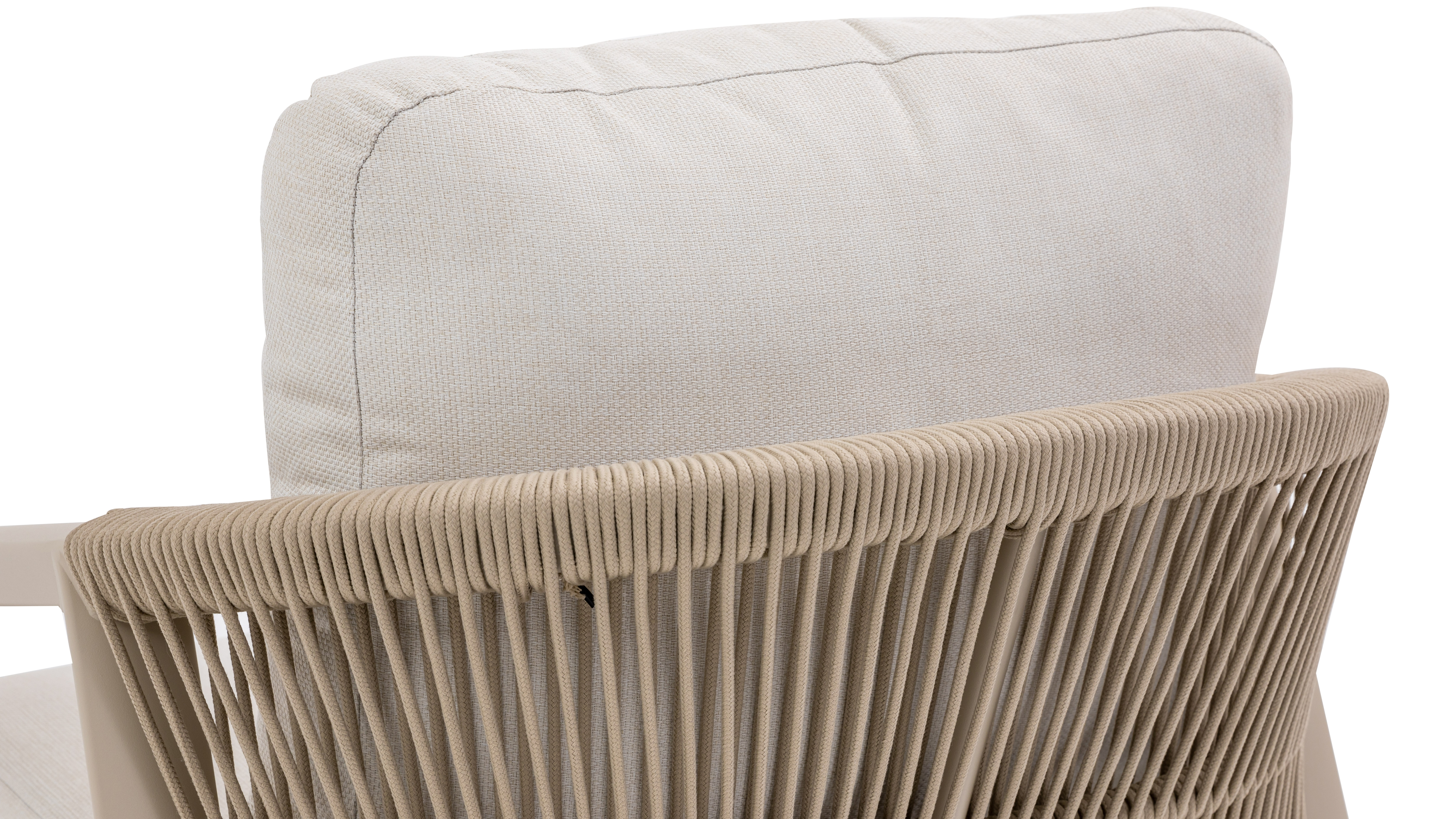 Kiama Mocha Outdoor Rope Lounge Set 2+1+1 With Coffee Table 6 Thumbnail