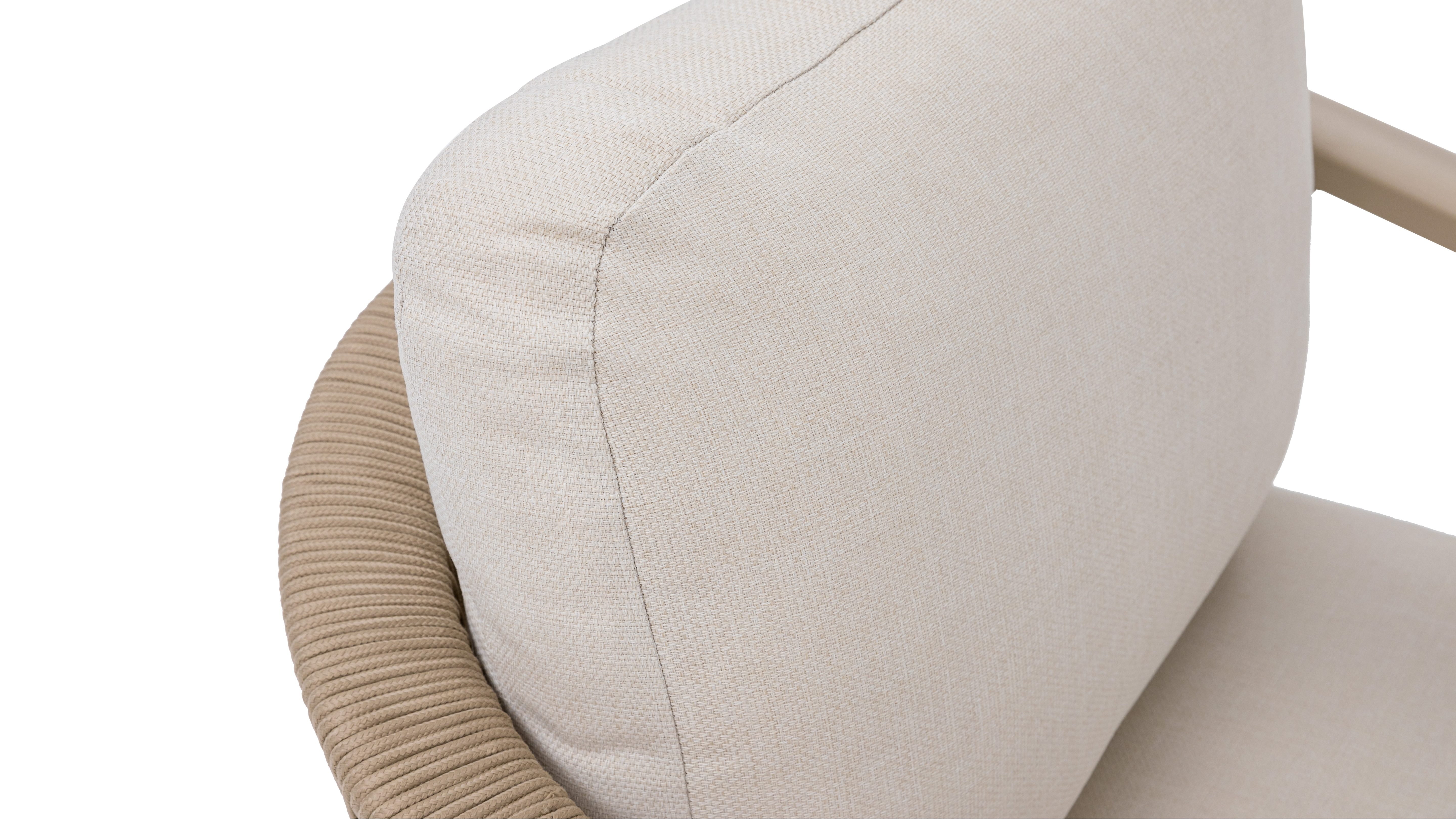 Kiama Mocha Outdoor Rope Lounge Set 2+1+1 With Coffee Table 6 Thumbnail