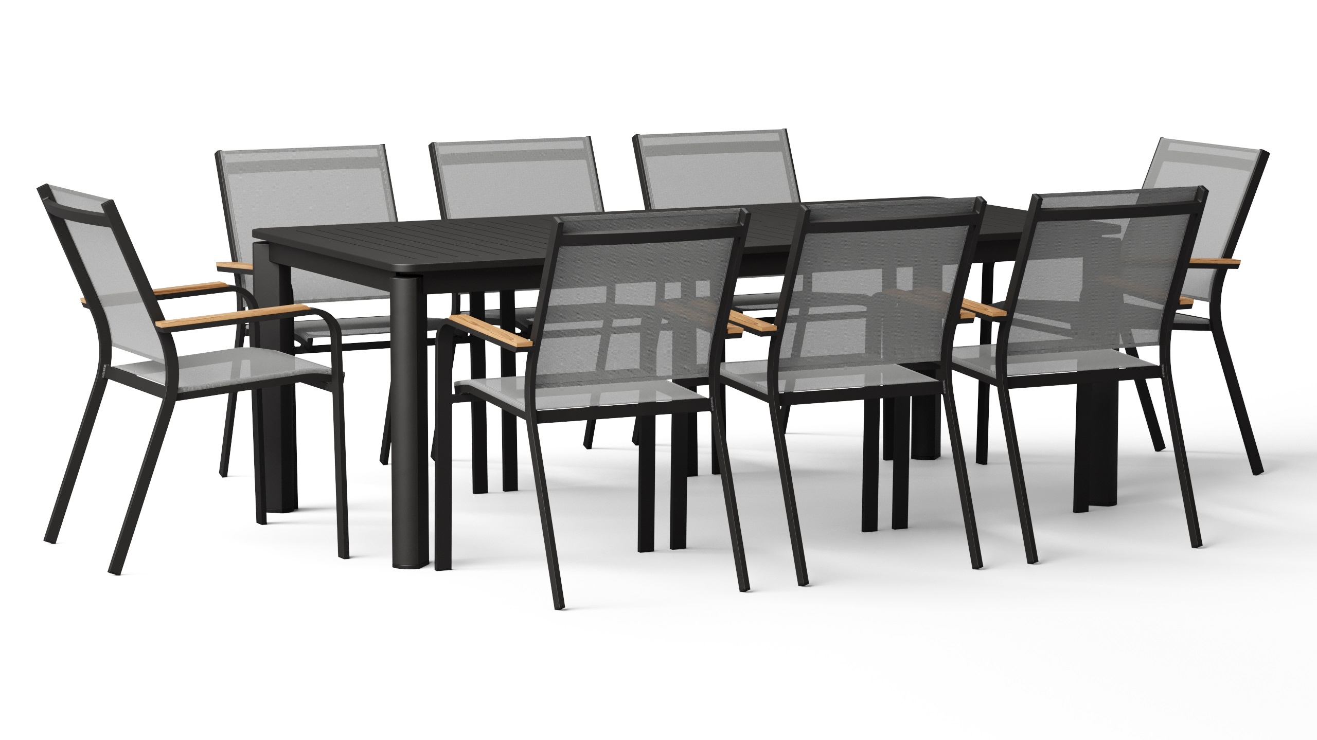 Wentworth Black 9-piece Extendable Dining Set With Wentworth Black Chairs 7 Thumbnail