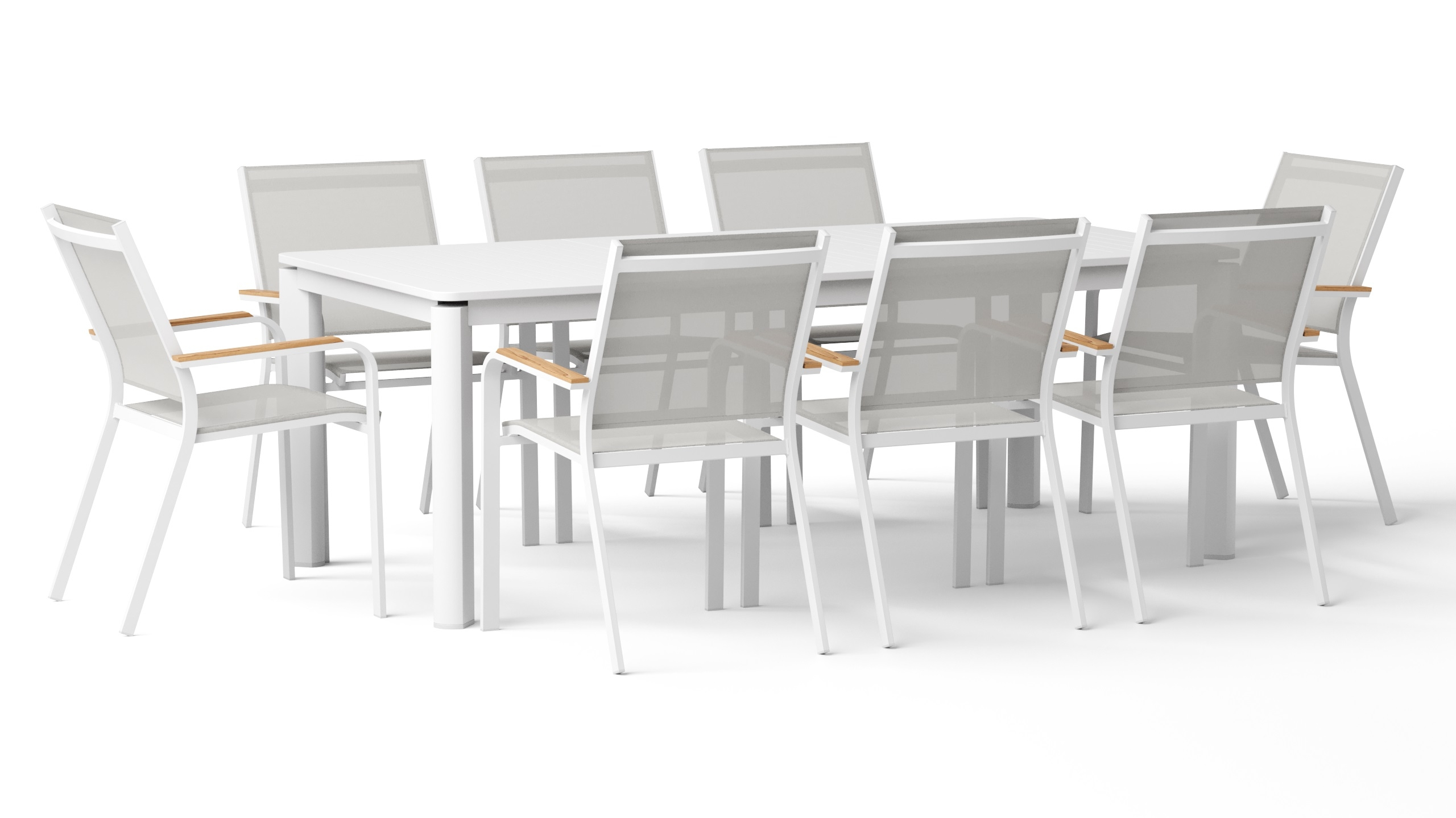 Wentworth White 9-piece Extendable Dining Set With Wentworth White Chairs 7 Thumbnail