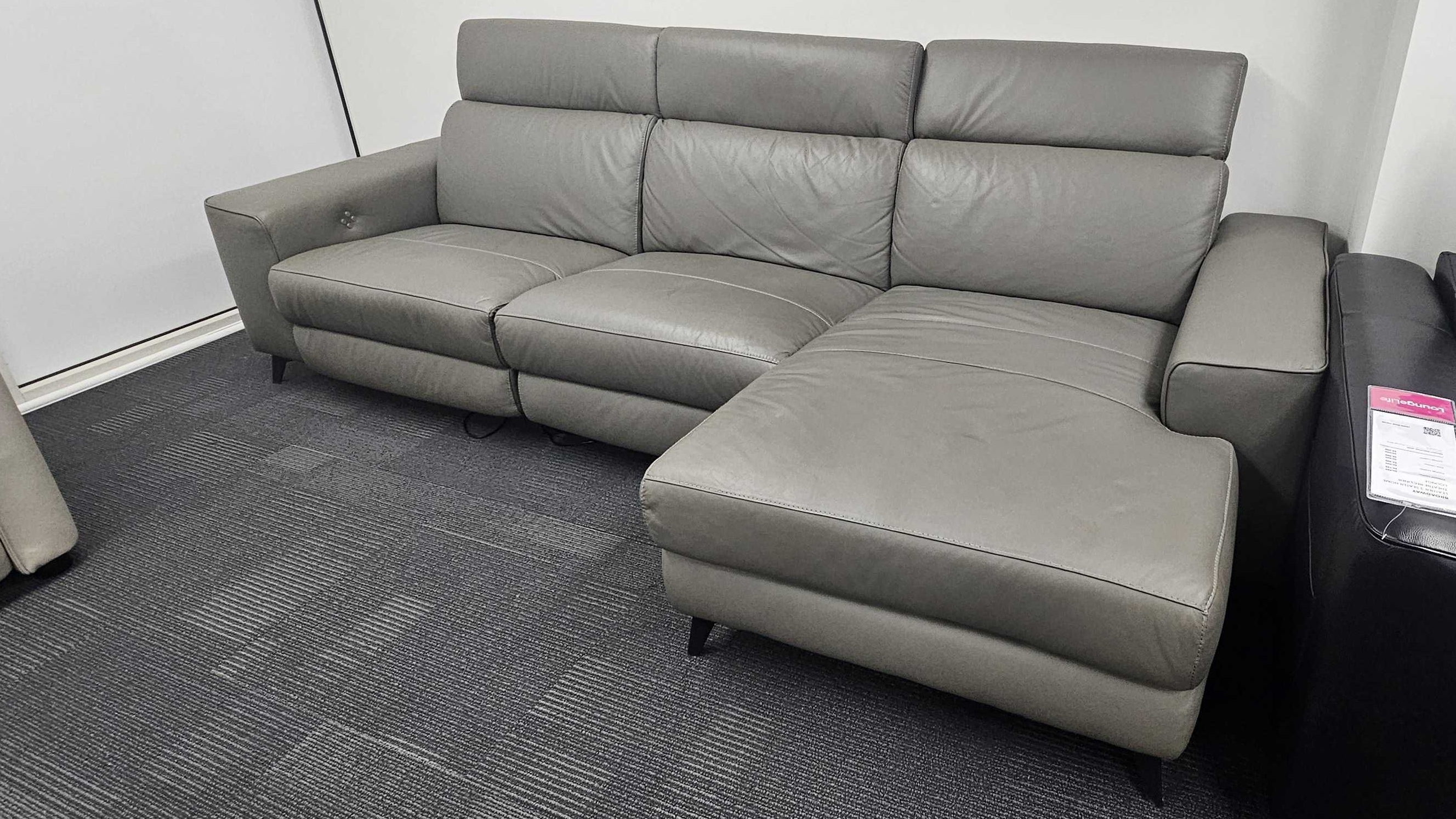 TIVOLI Leather Recliner Chaise Lounge Sydney Furniture Clearance