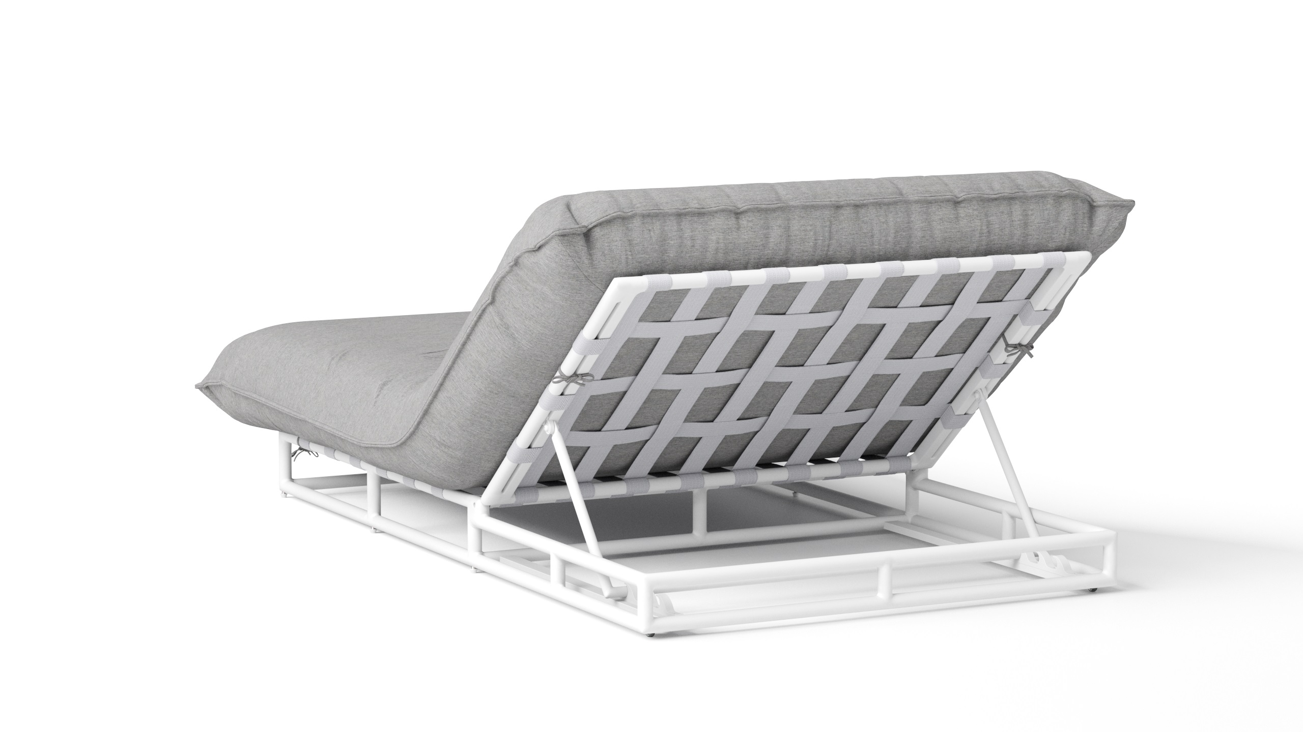 Coral White Outdoor Sunlounge 6 Thumbnail