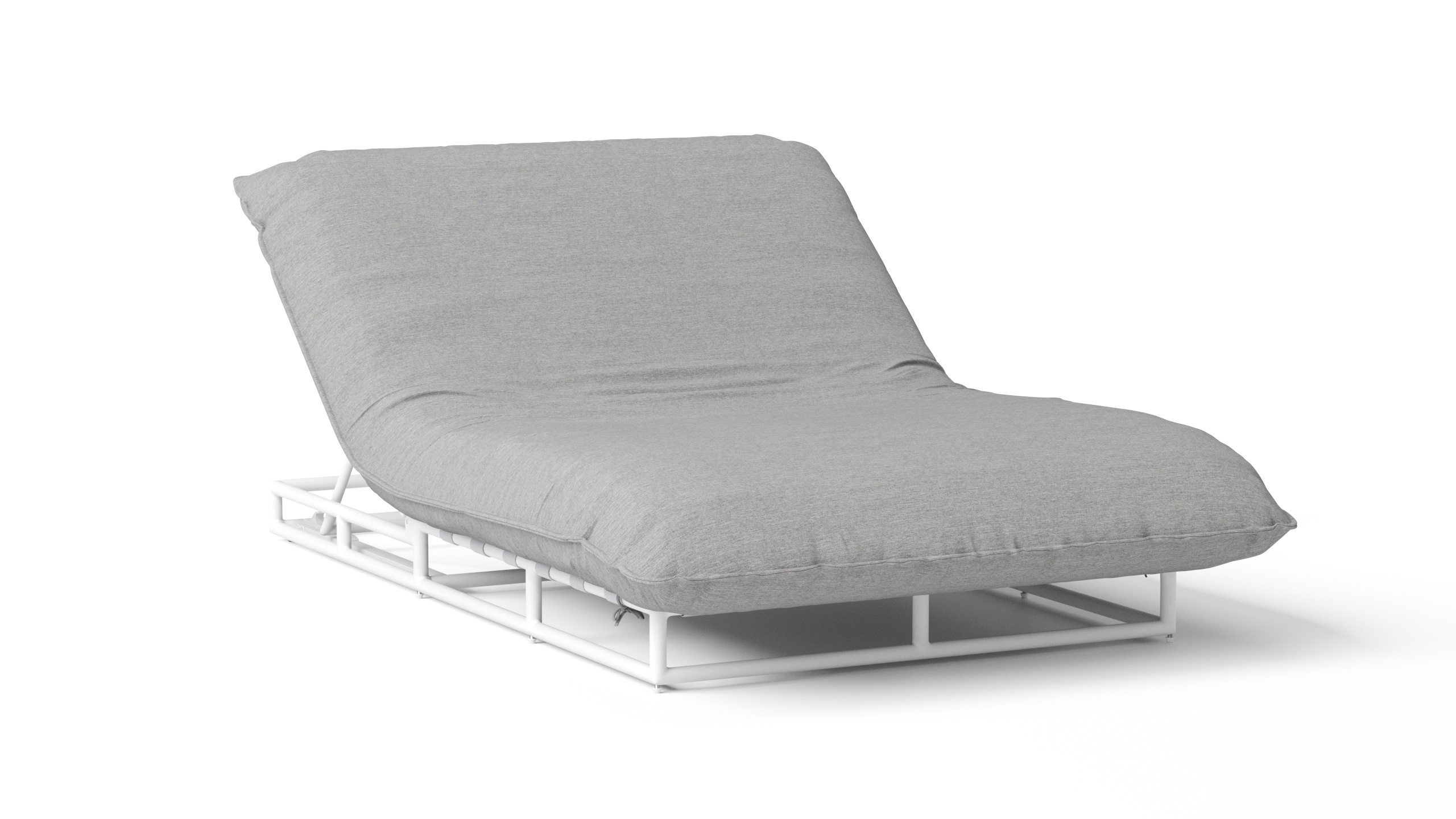 Coral White Outdoor Sunlounge 6 Thumbnail