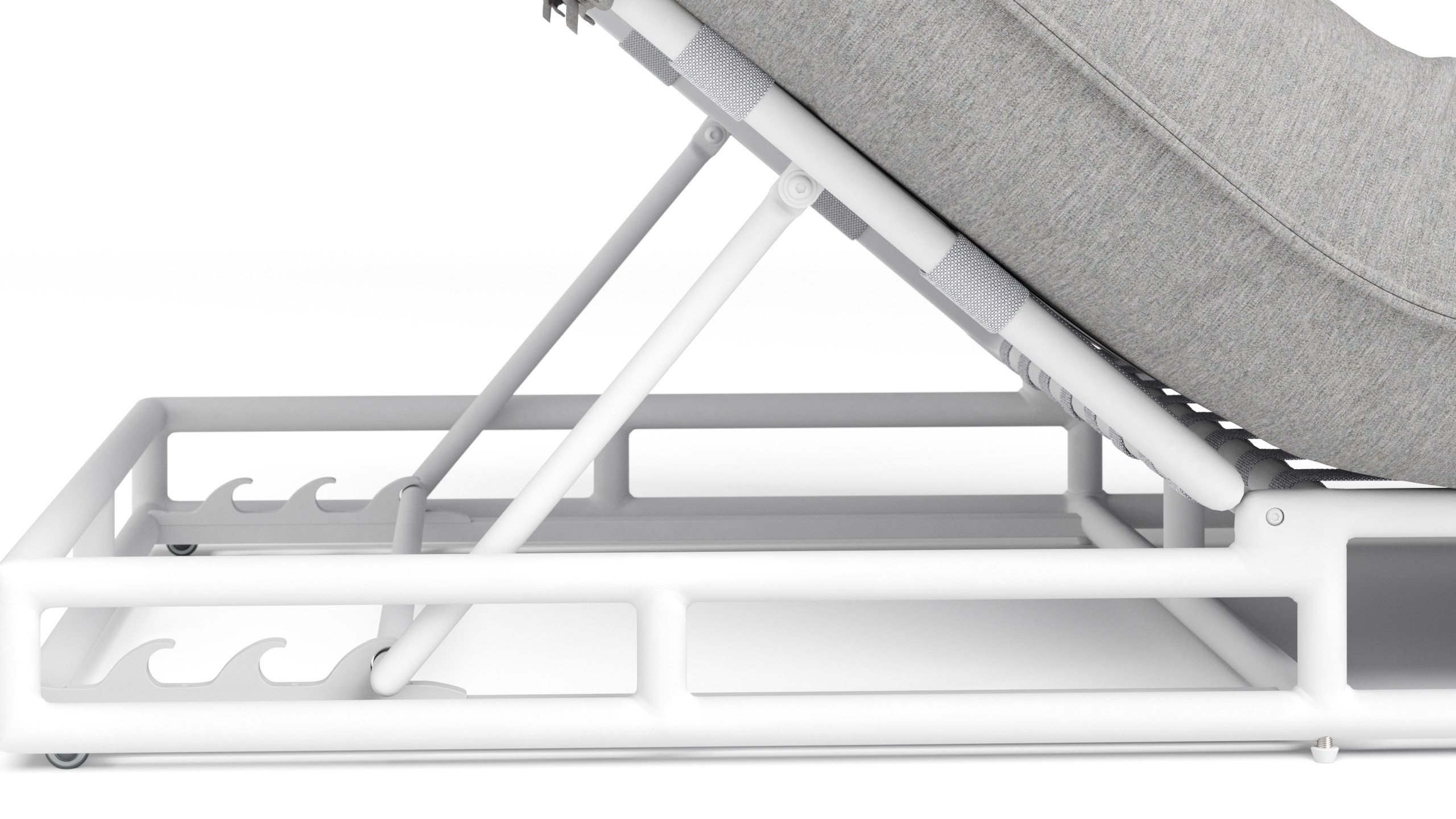 Coral White Outdoor Sunlounge 6 Thumbnail