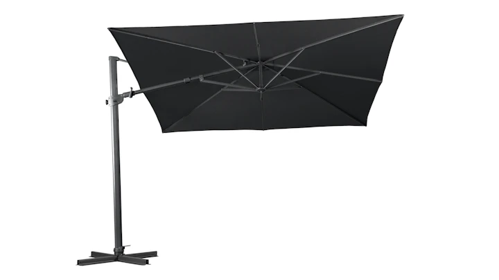 Shelta Regis Charcoal Outdoor Cantilever Umbrella