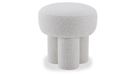 Tripod Fabric Ottoman Small