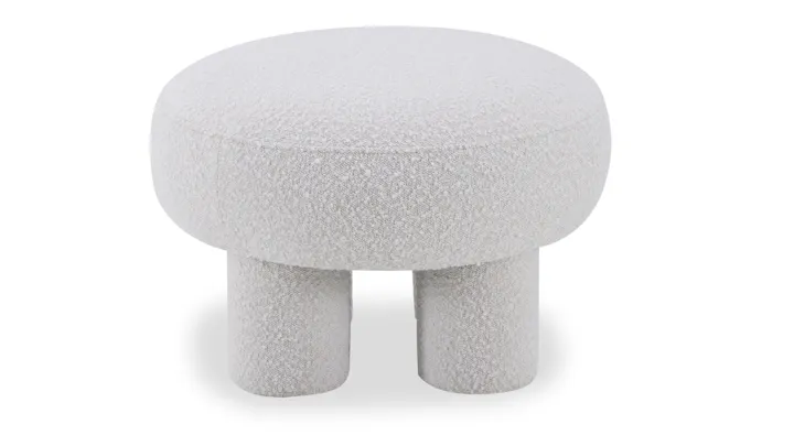 Tripod Fabric Ottoman Large