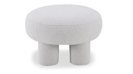 Tripod Fabric Ottoman Large