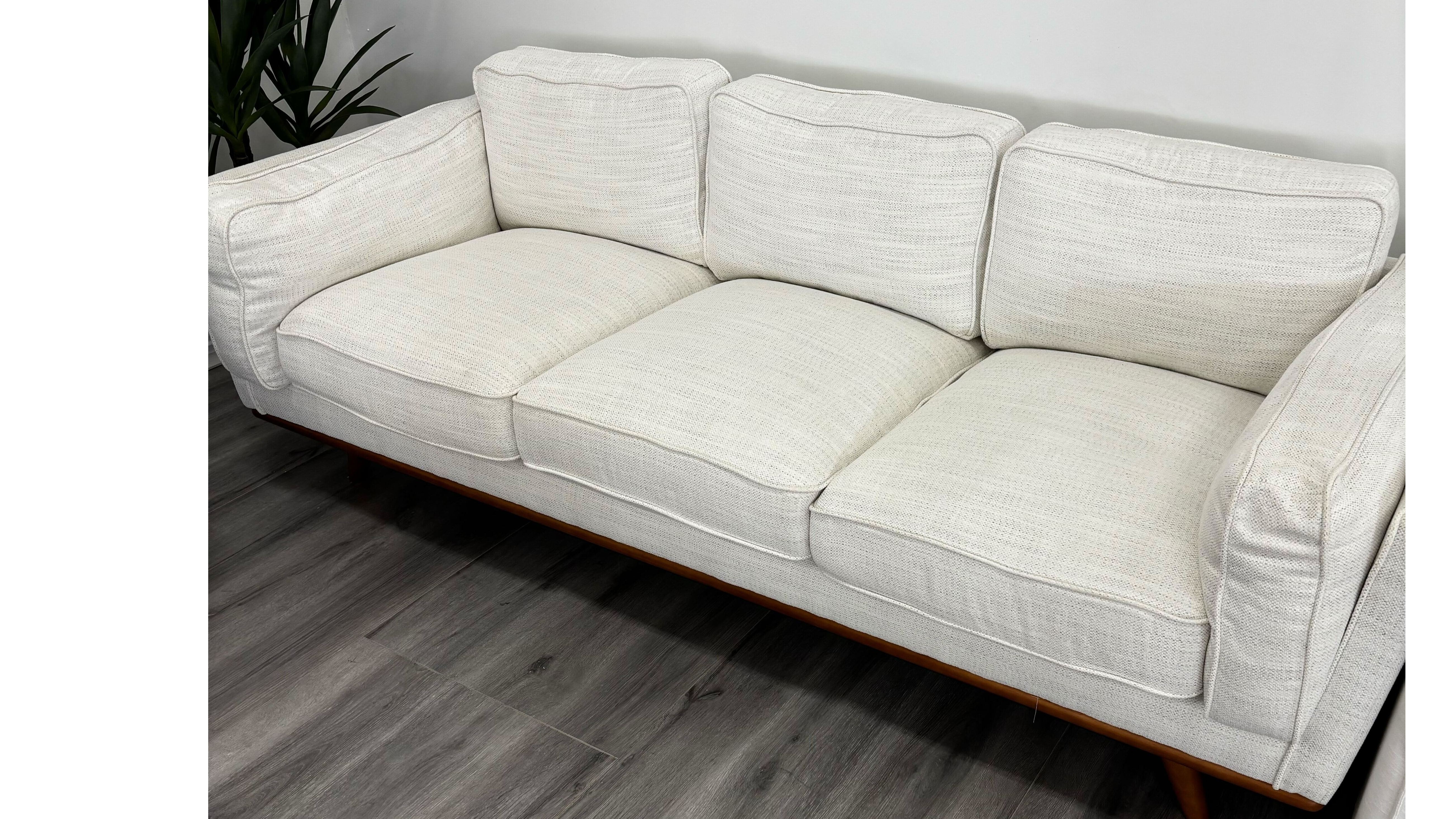 OLAFUR Fabric Three Seater Sofa (Colour: Bricks Seasame - Sku3822542) 1