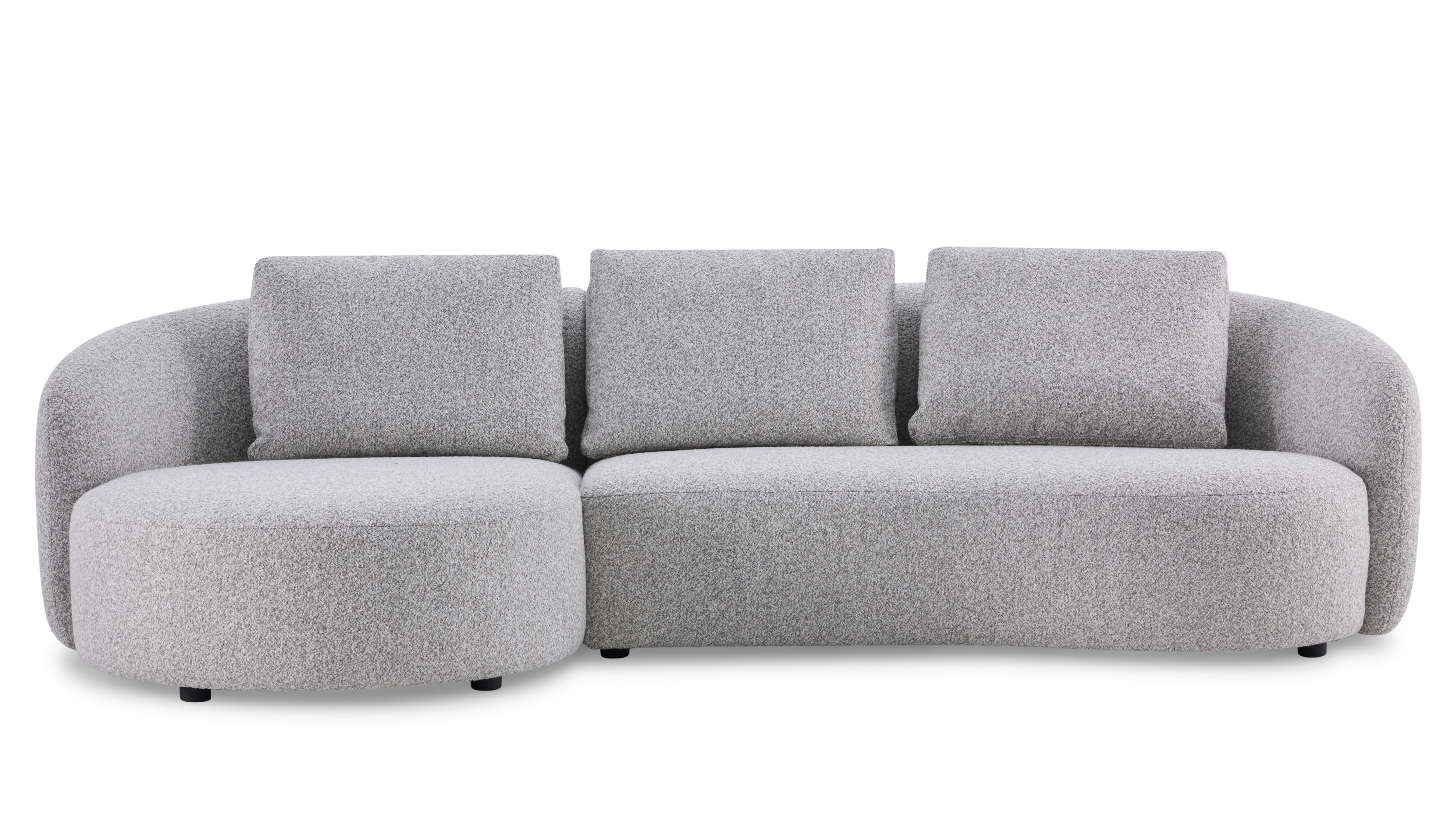Arc Fabric Chaise Lounge Dove