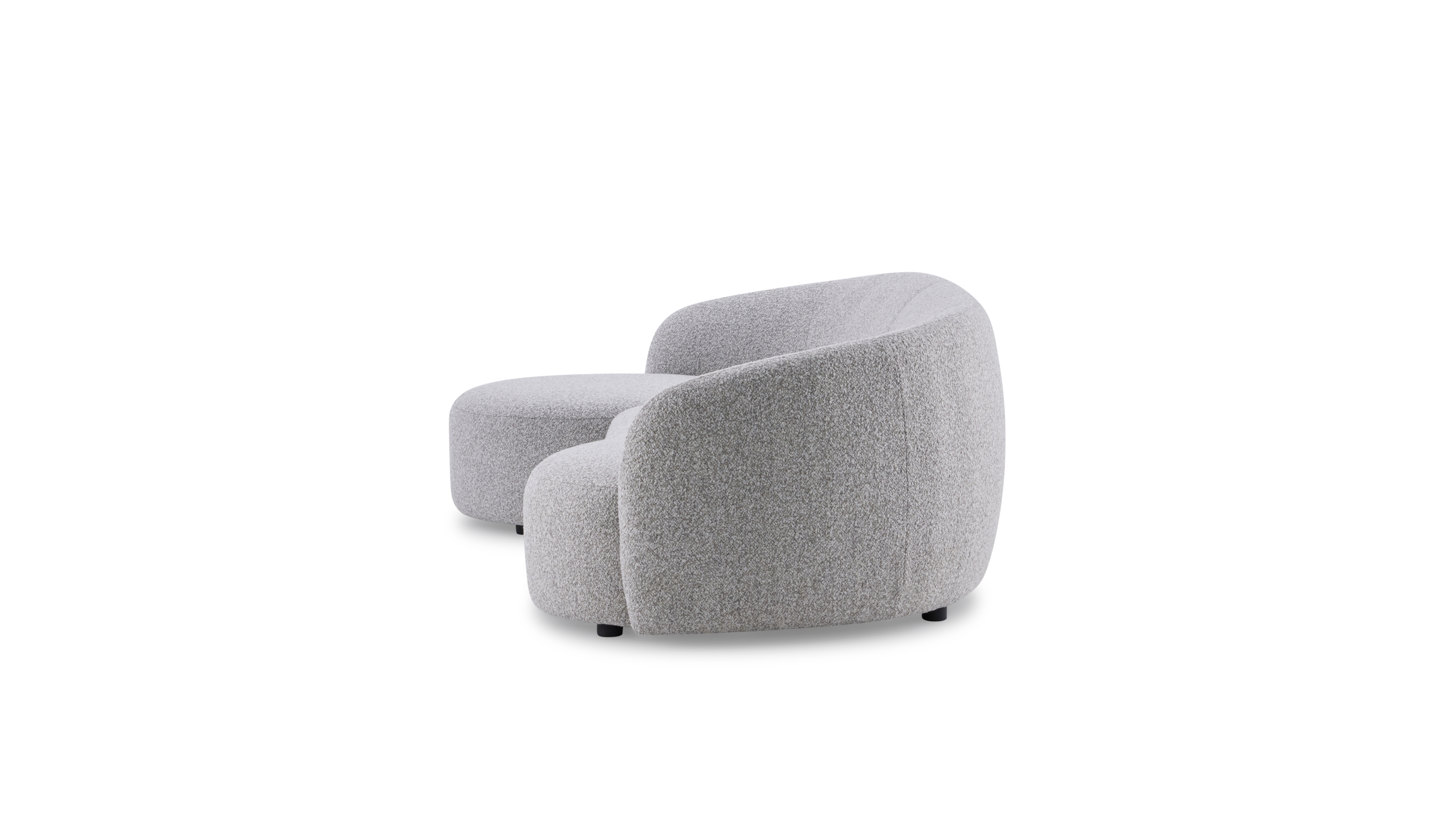 Arc Fabric Chaise Lounge Dove 7 Thumbnail