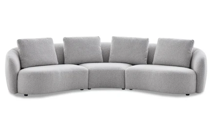 Arc Fabric Corner Lounge Dove