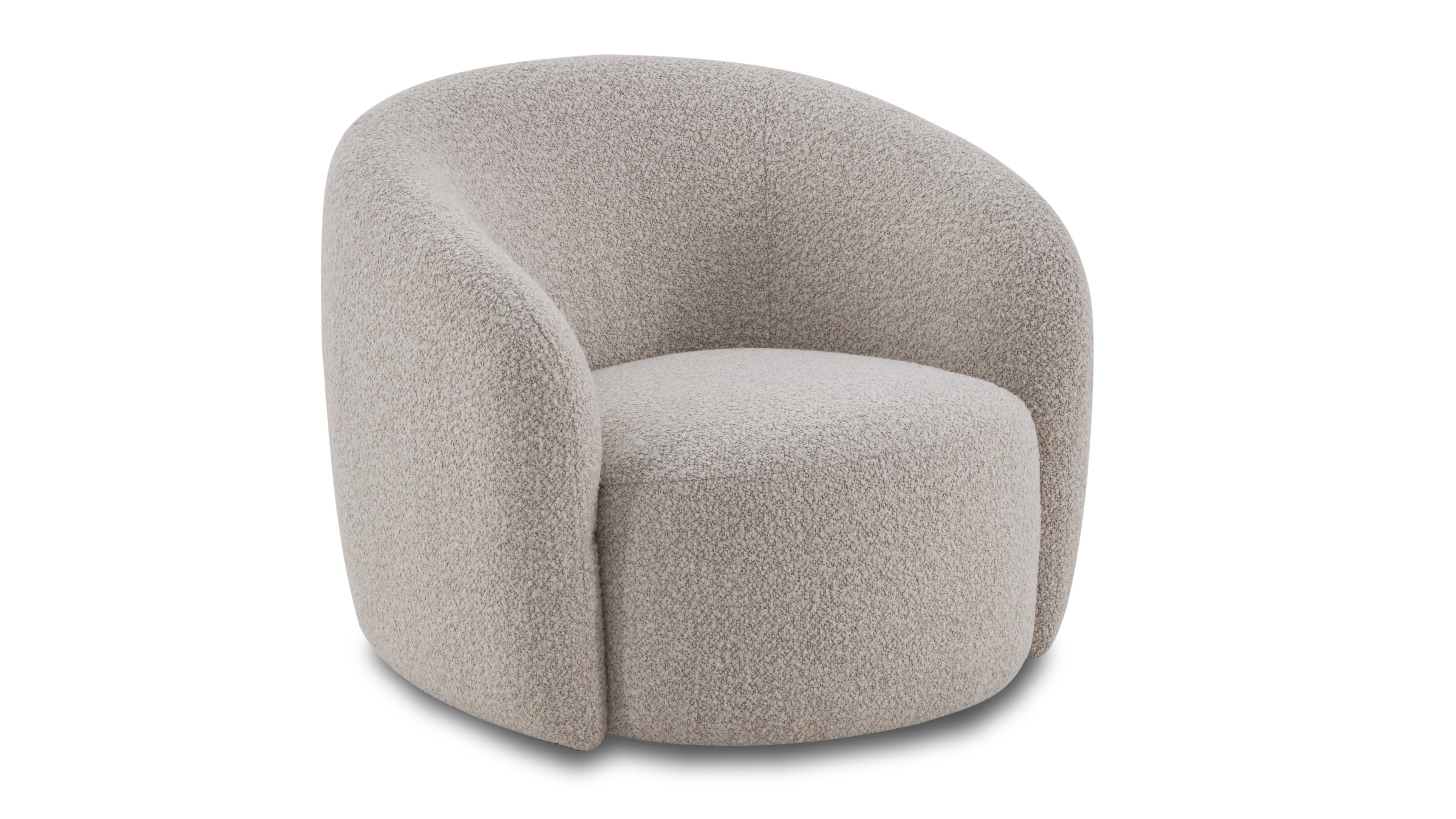 Arc Fabric Swivel Chair Moonbeam 10 Thumbnail