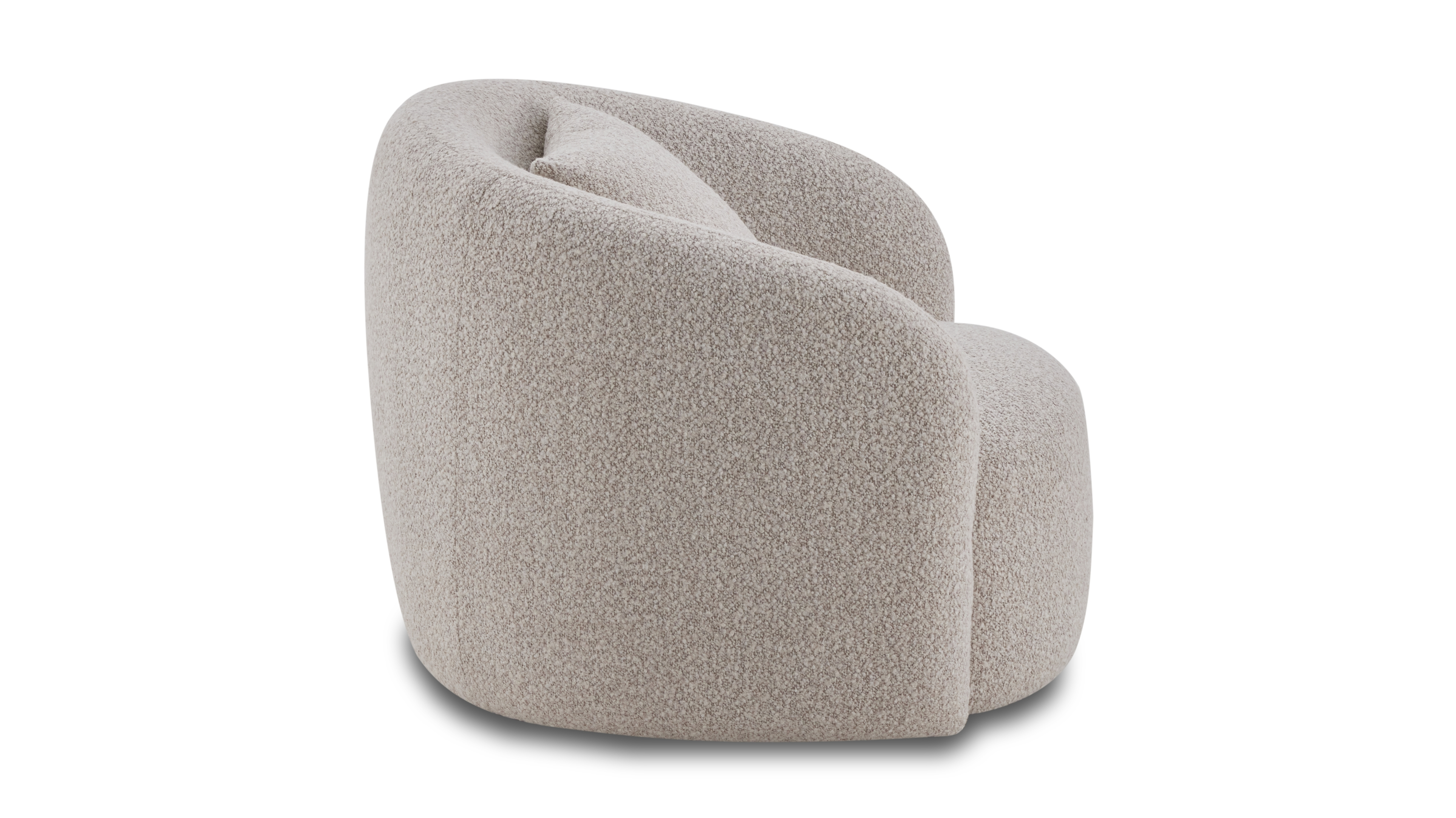 Arc Fabric Swivel Chair Moonbeam 10 Thumbnail