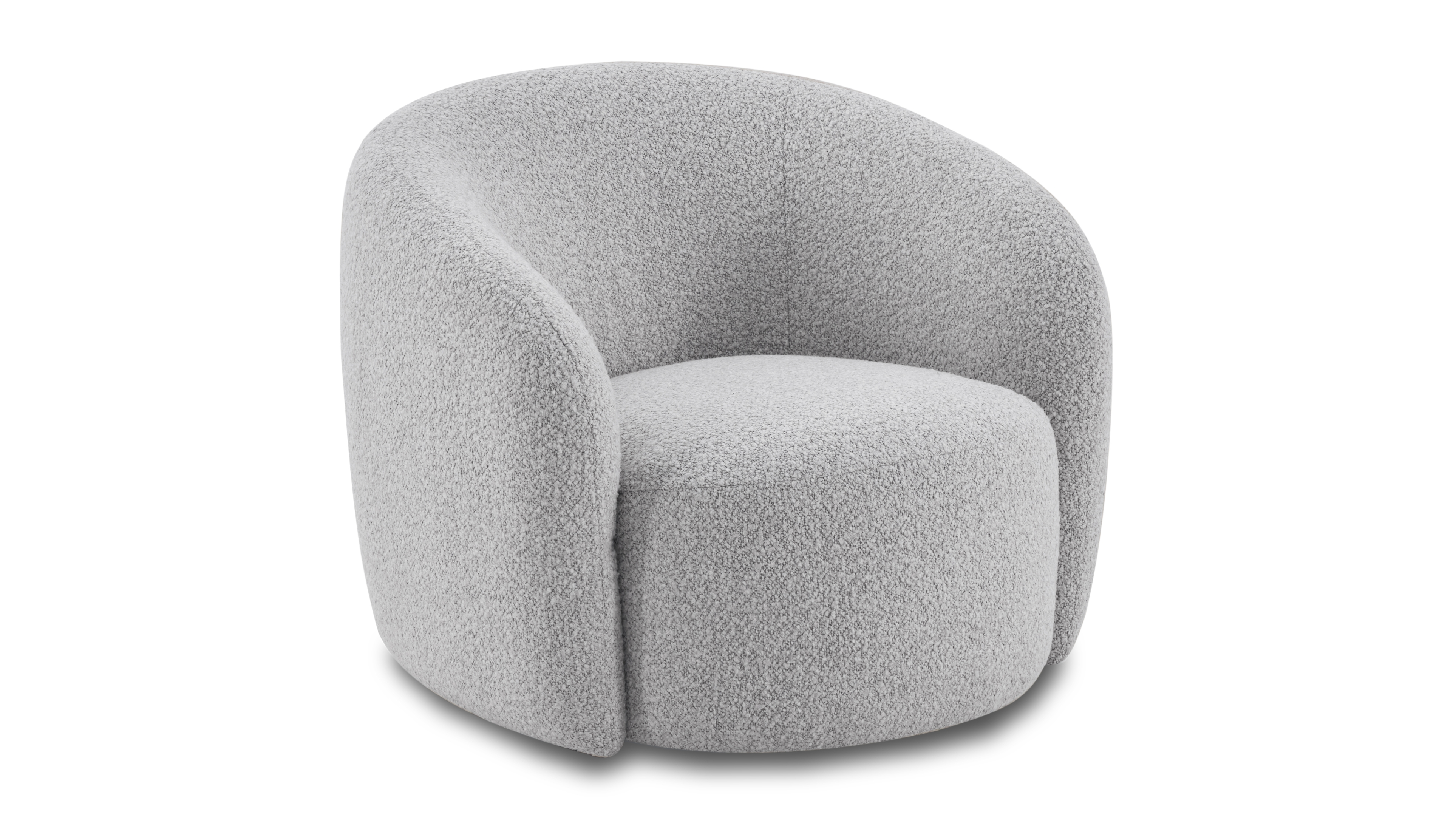Arc Fabric Swivel Chair Dove 11 Thumbnail