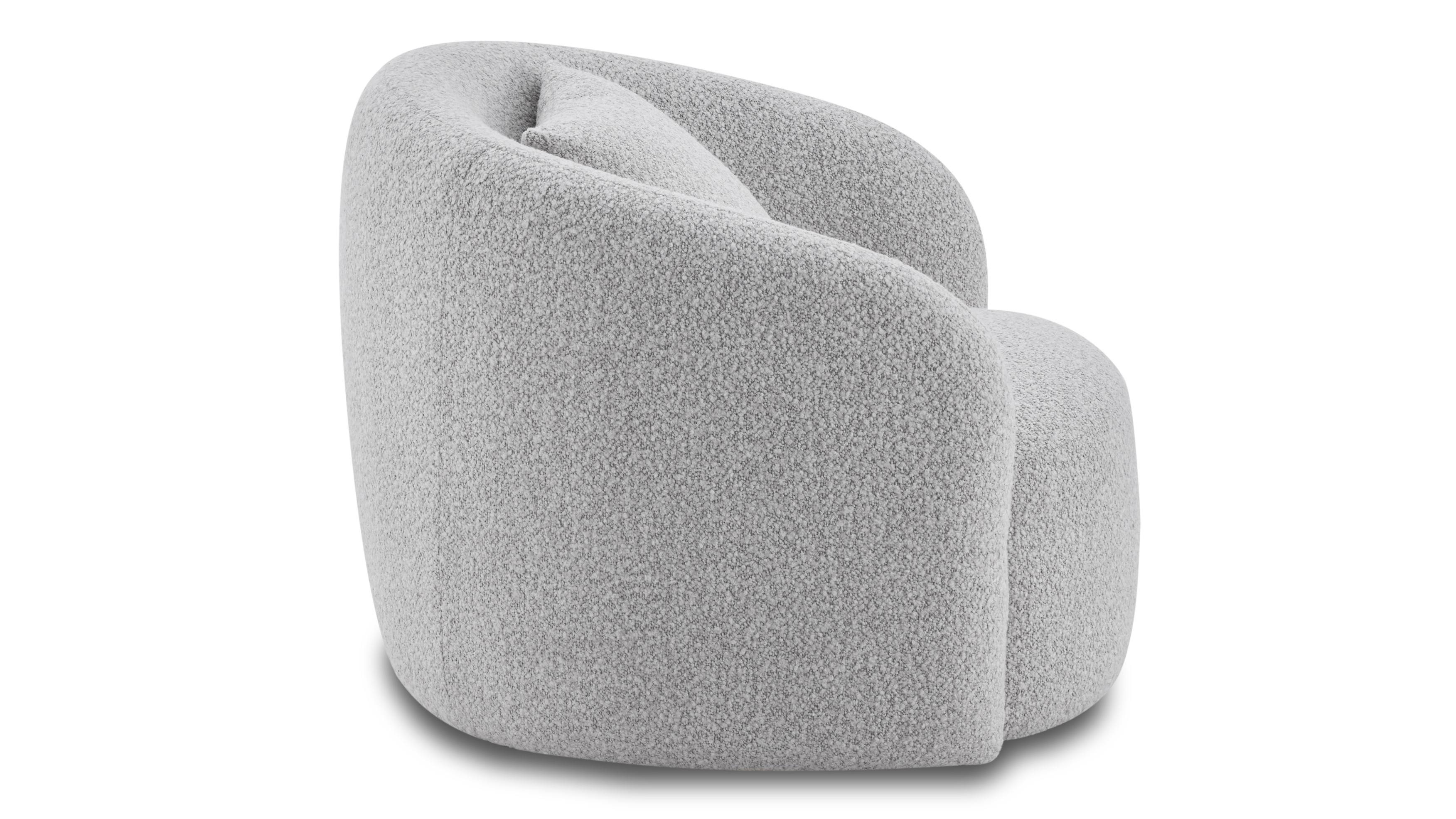 Arc Fabric Swivel Chair Dove 11 Thumbnail